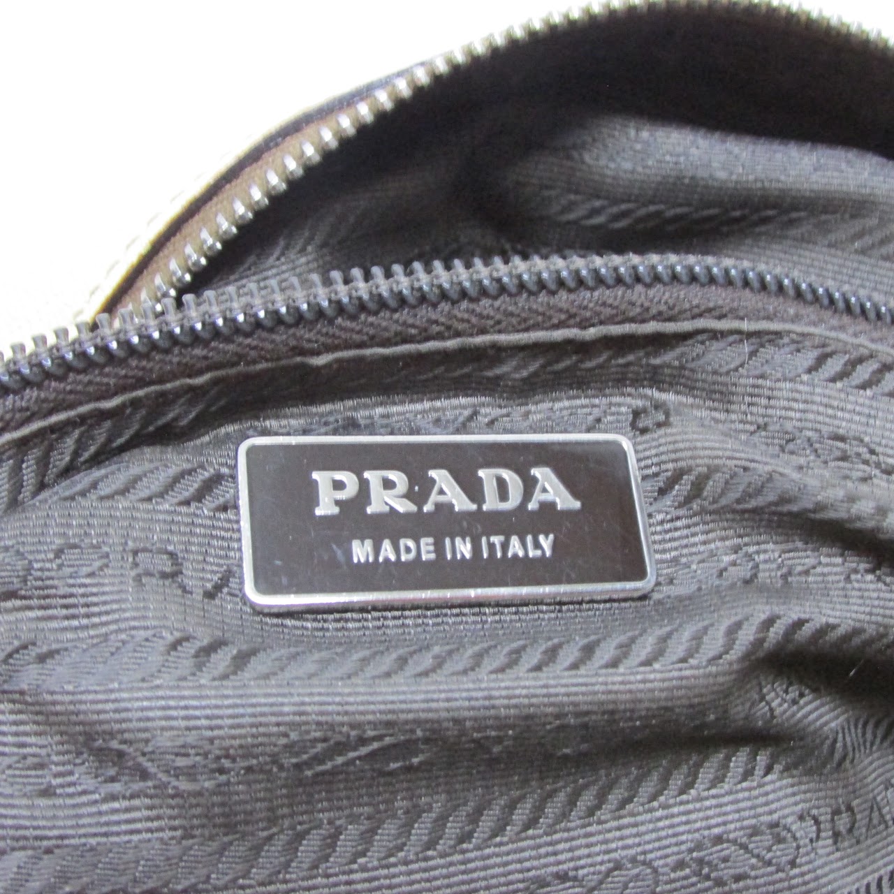 Prada Creme Leather Handbag