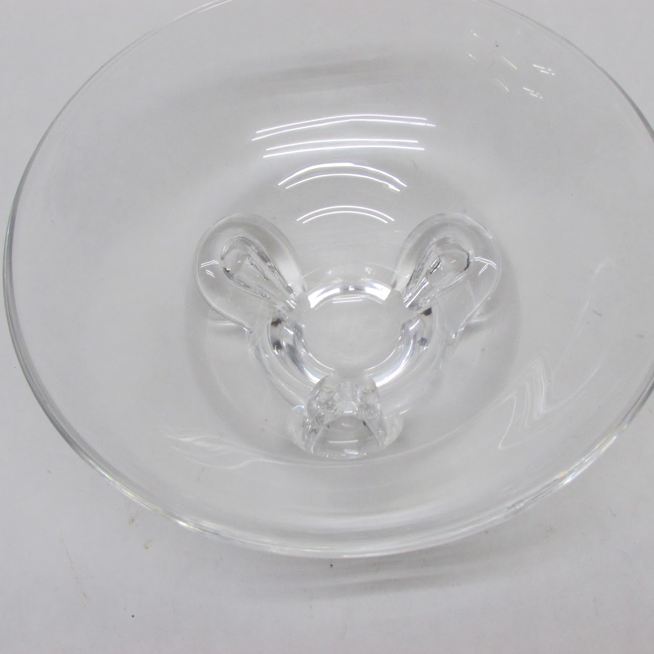 Steuben Crystal Donald Pollard Trillium Floret Bowl