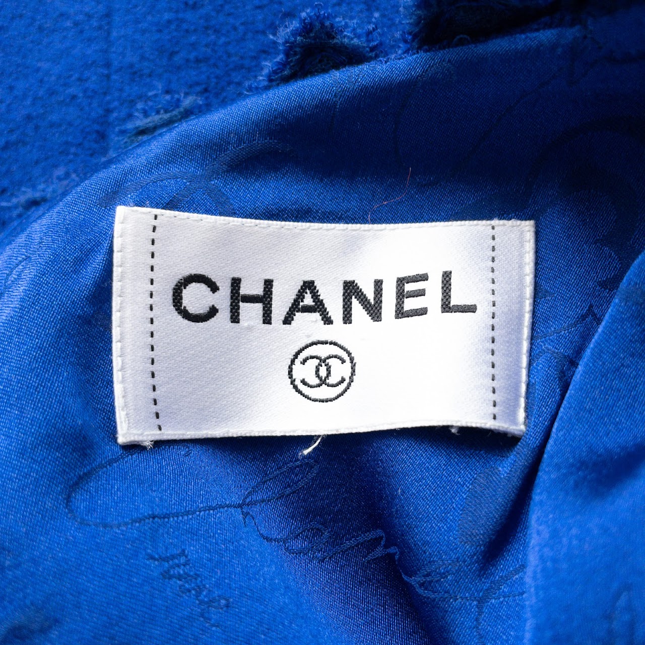 Chanel Peacock Blue Sleeveless Dress