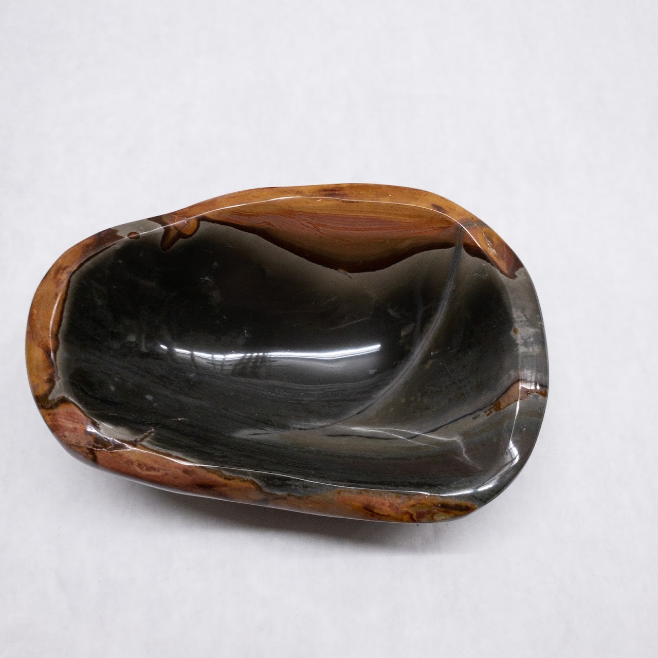 Polished Stone Decorative Dish