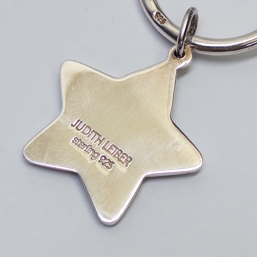 Judith Leiber star buy keychain