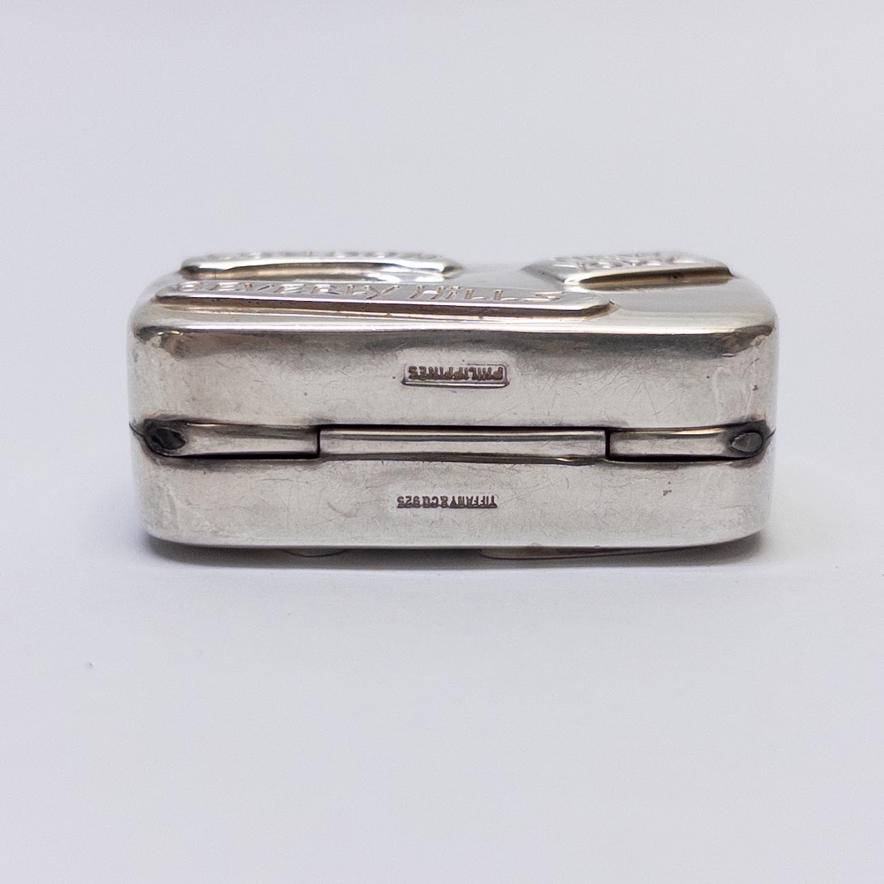 Tiffany & Co. Sterling Silver Suitcase Pillbox