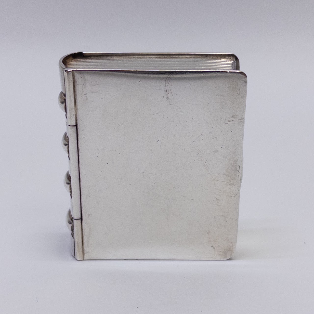 Tiffany & Co. Sterling Silver Book Shaped Pillbox