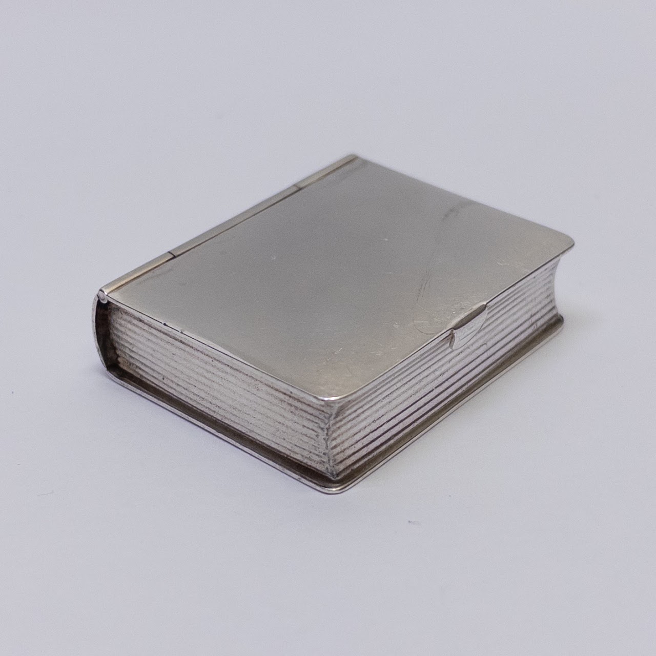 Tiffany & Co. Sterling Silver Book Shaped Pillbox