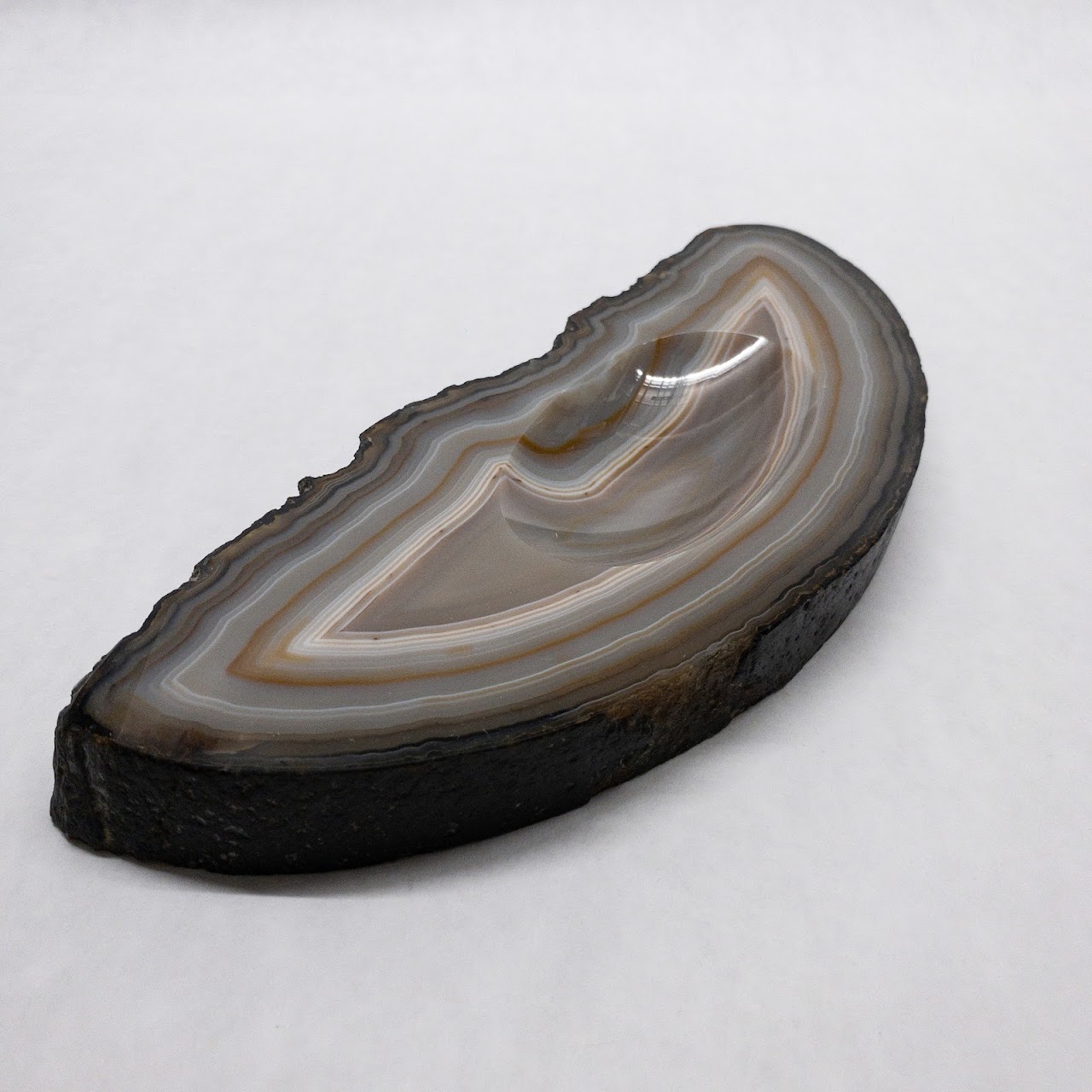 Polished Agate Slice Trinket Dish