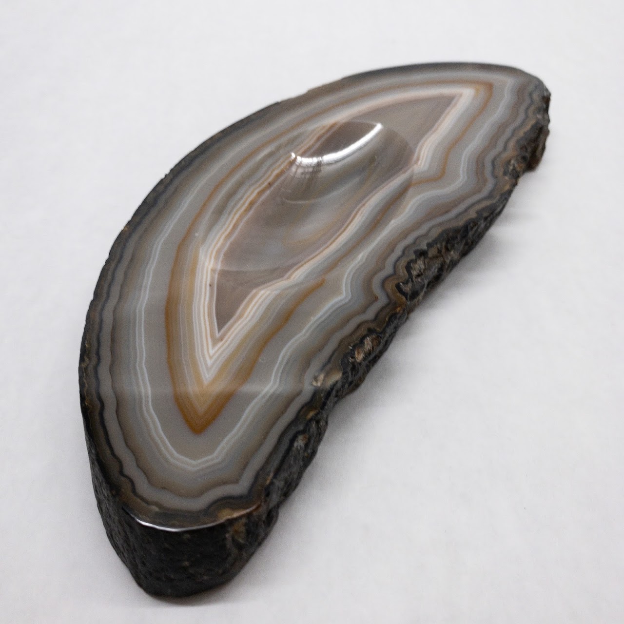 Polished Agate Slice Trinket Dish