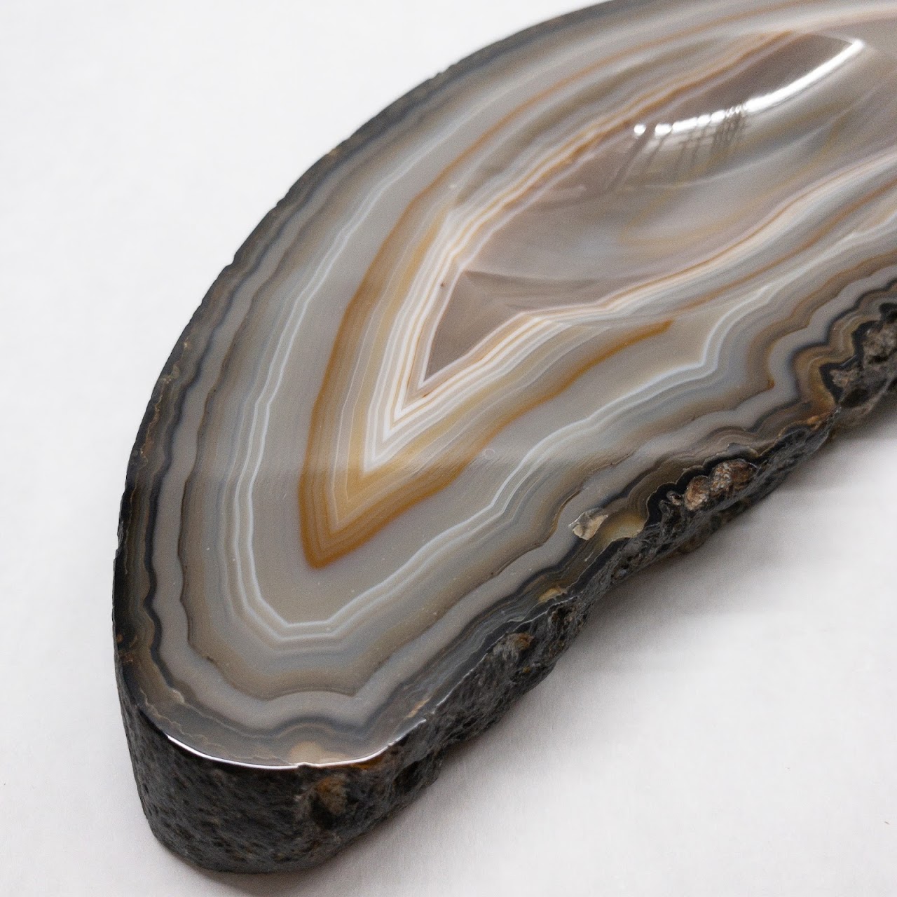 Polished Agate Slice Trinket Dish