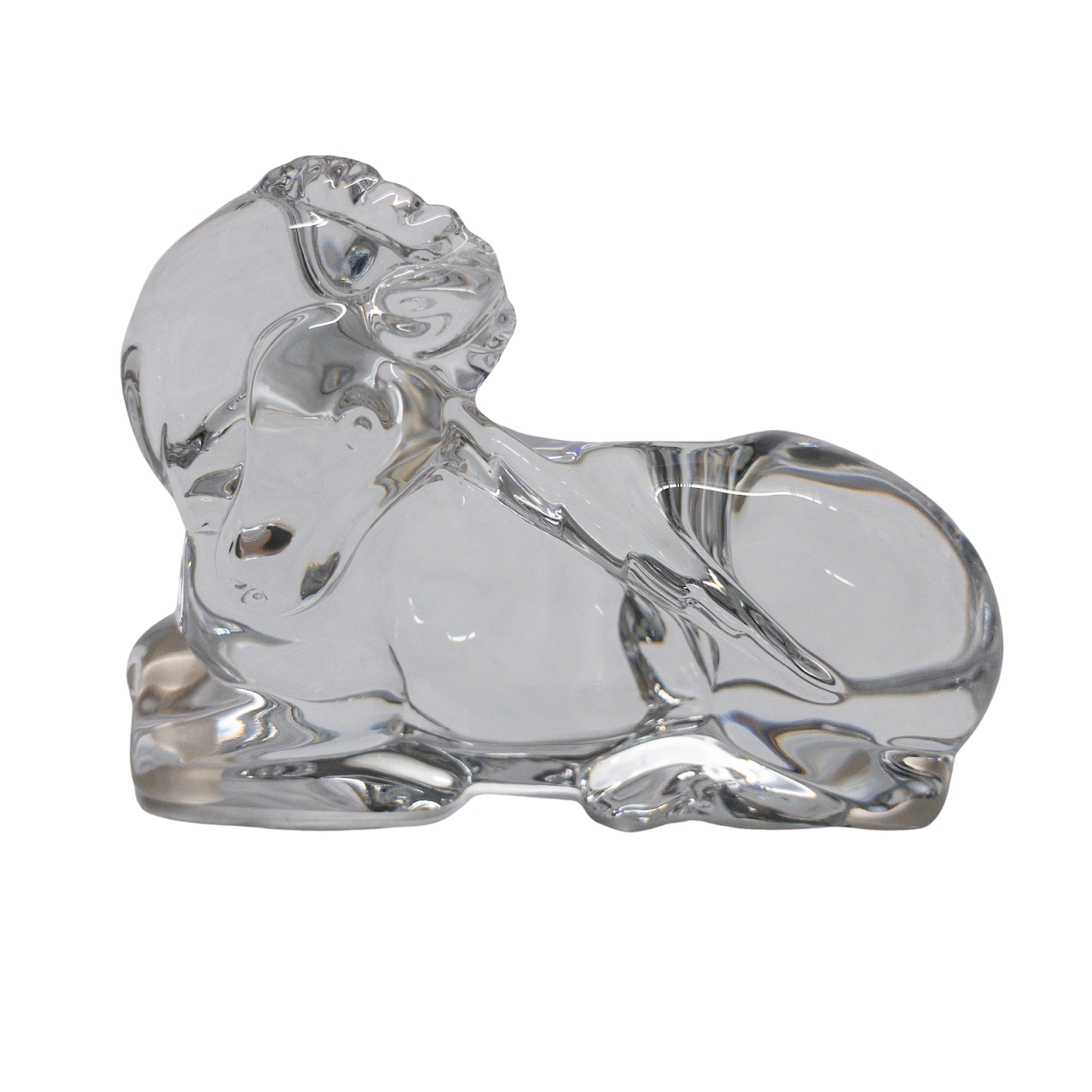 Baccarat Crystal Unicorn Paperweight