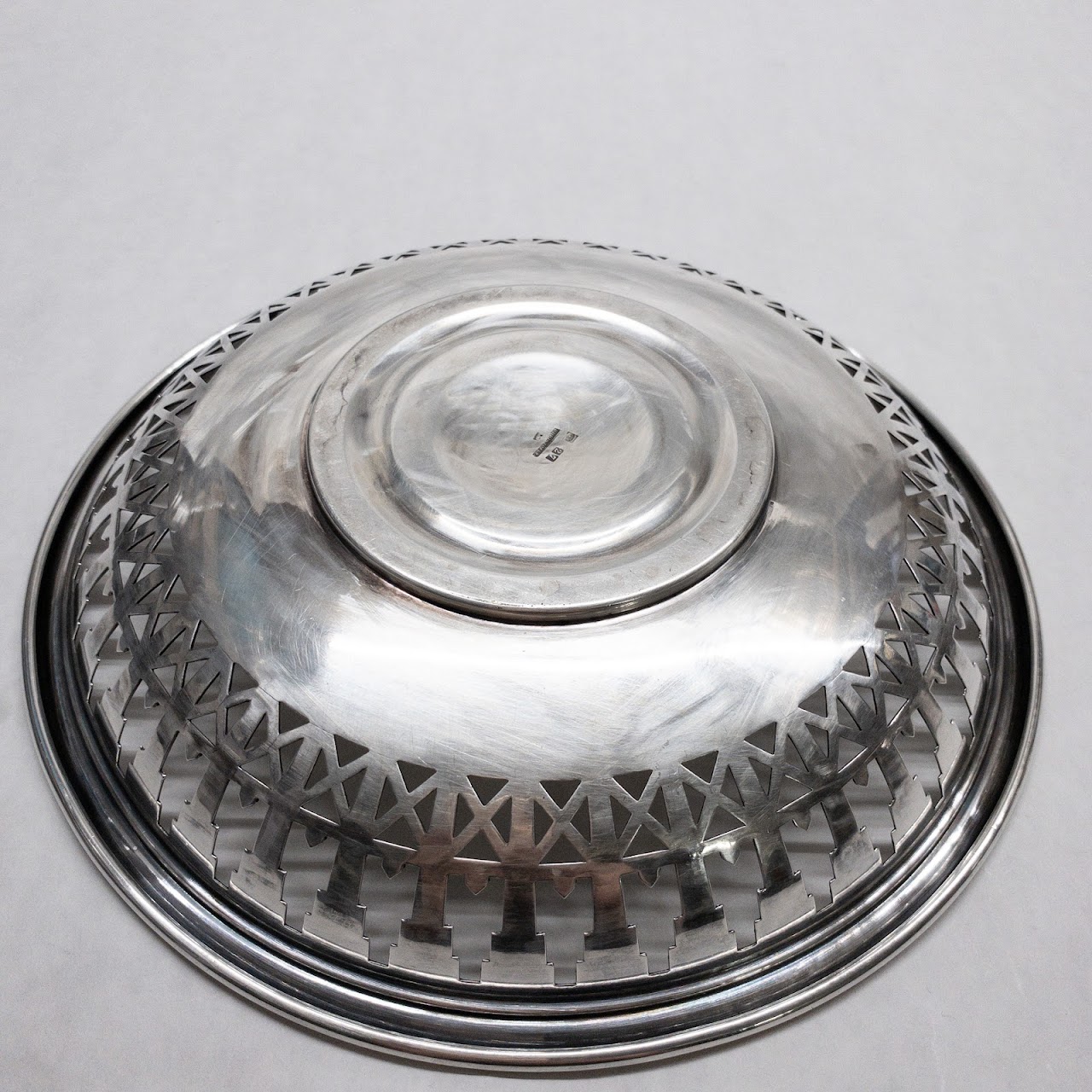 Christofle Silver Plated Pierced Bowl