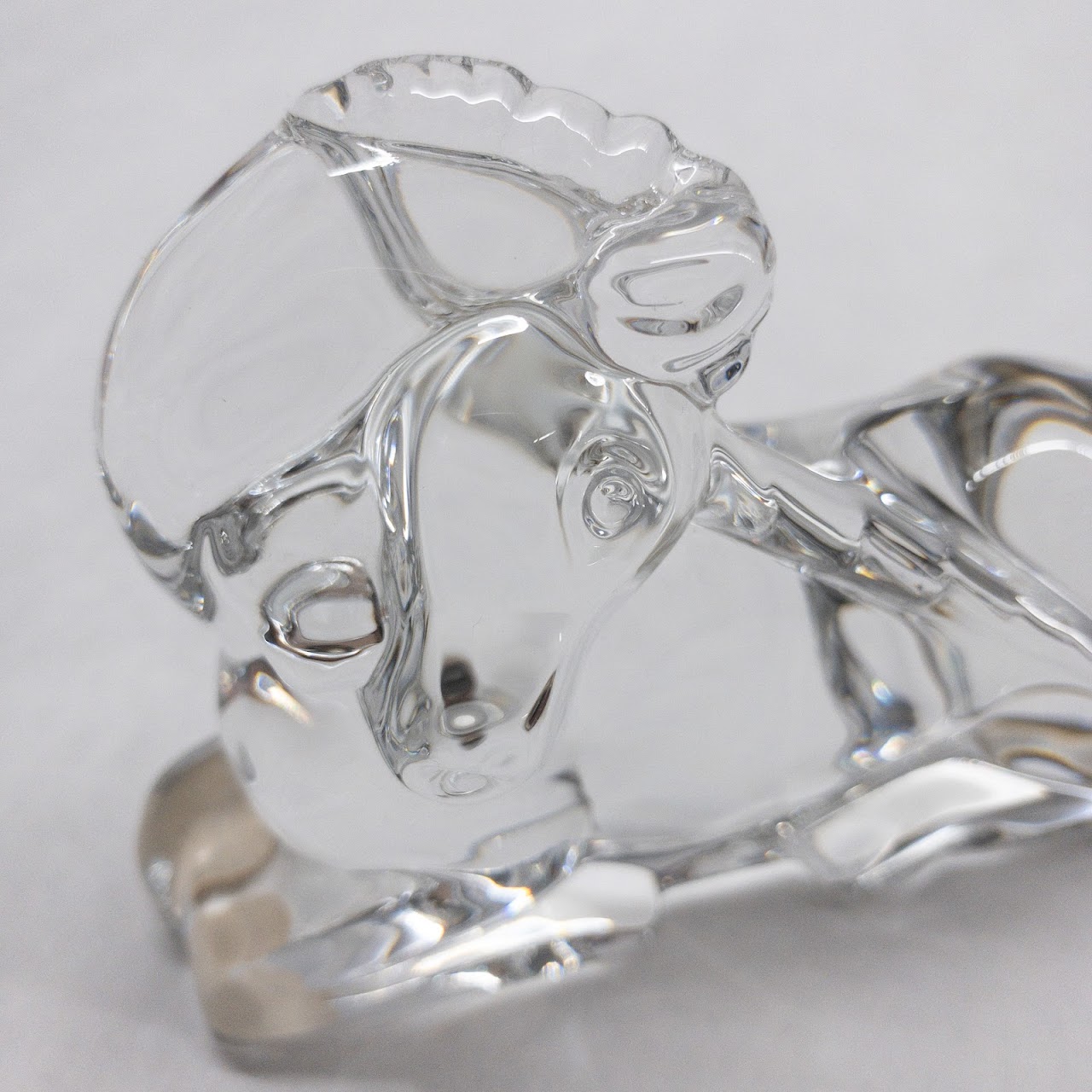 Baccarat Crystal Unicorn Paperweight