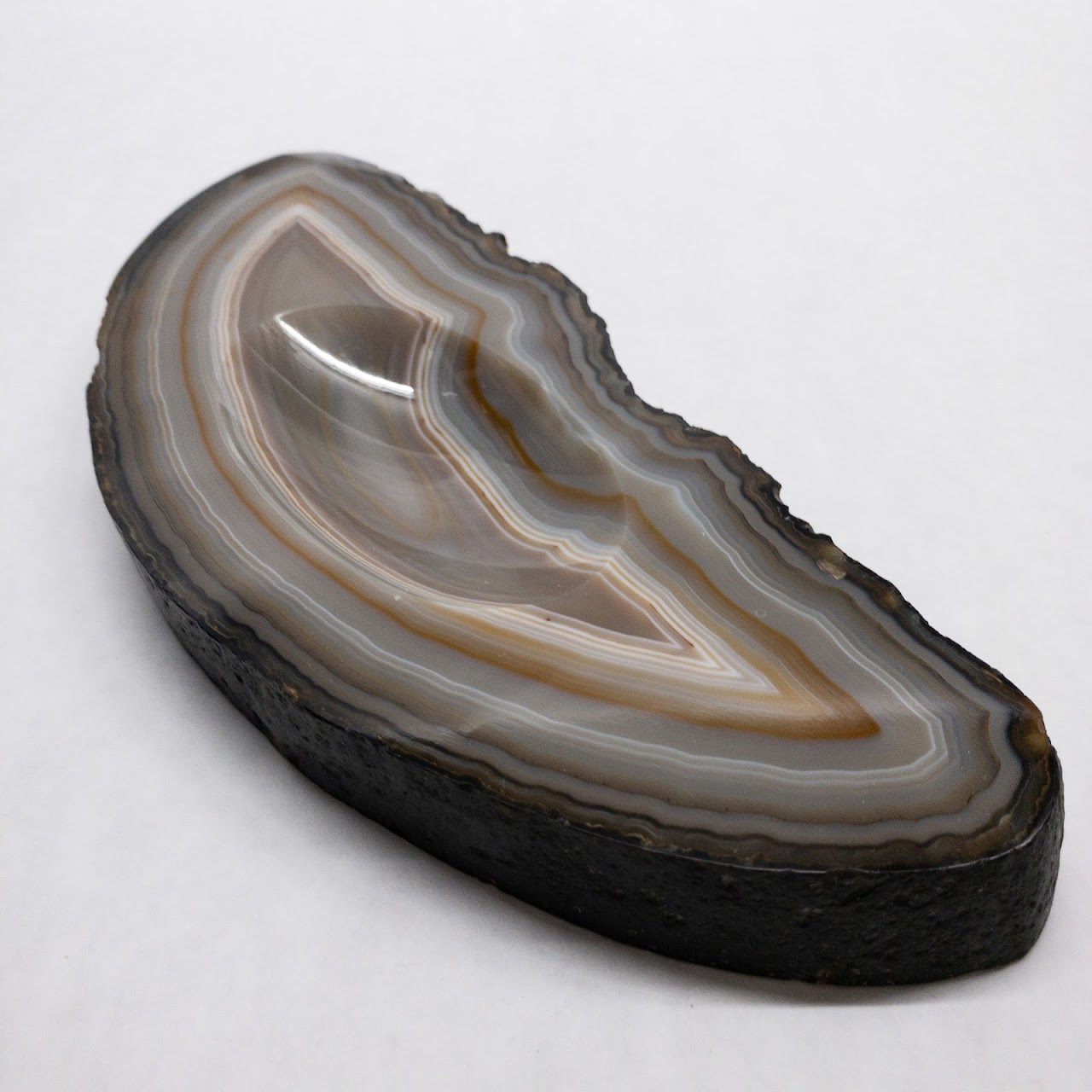 Polished Agate Slice Trinket Dish