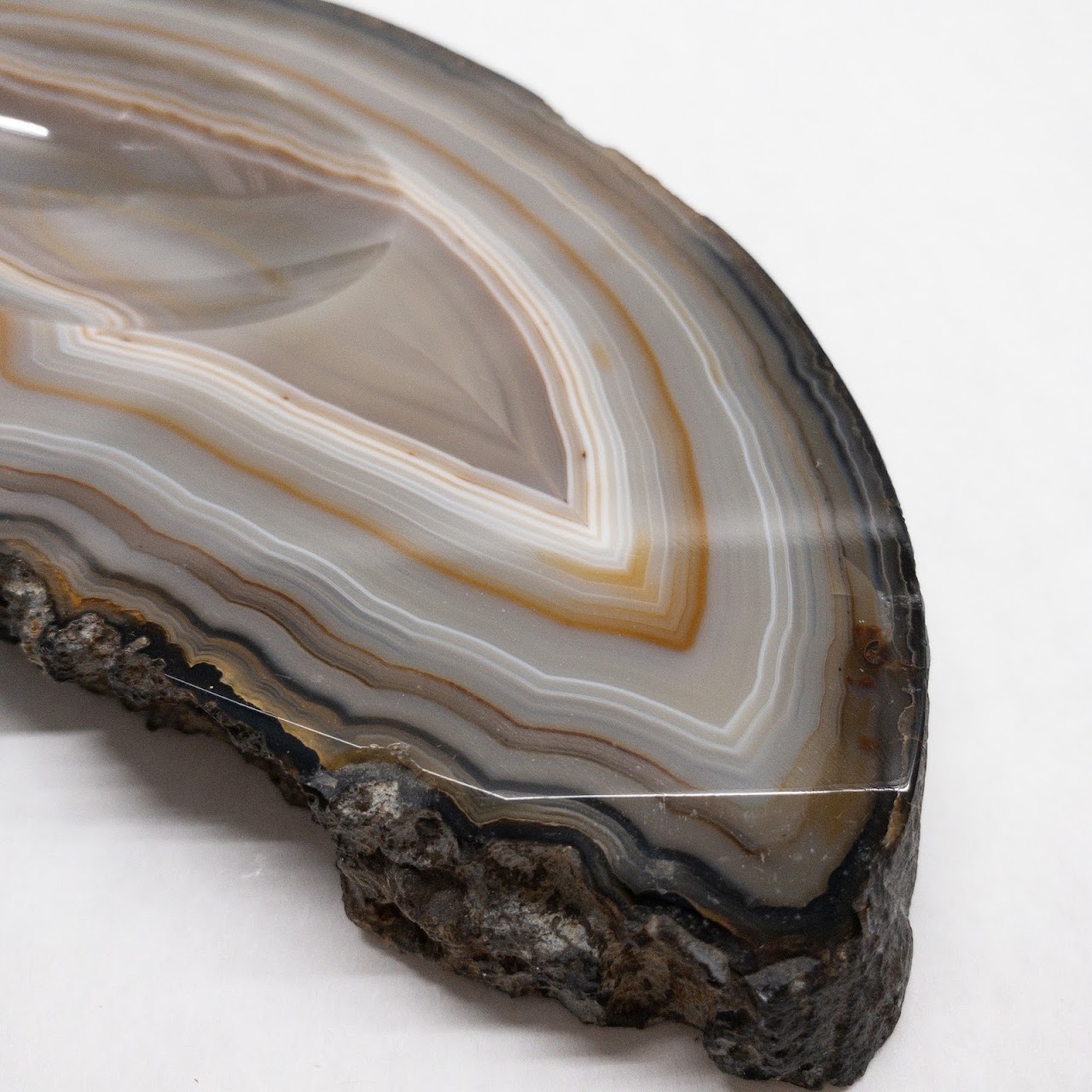 Polished Agate Slice Trinket Dish