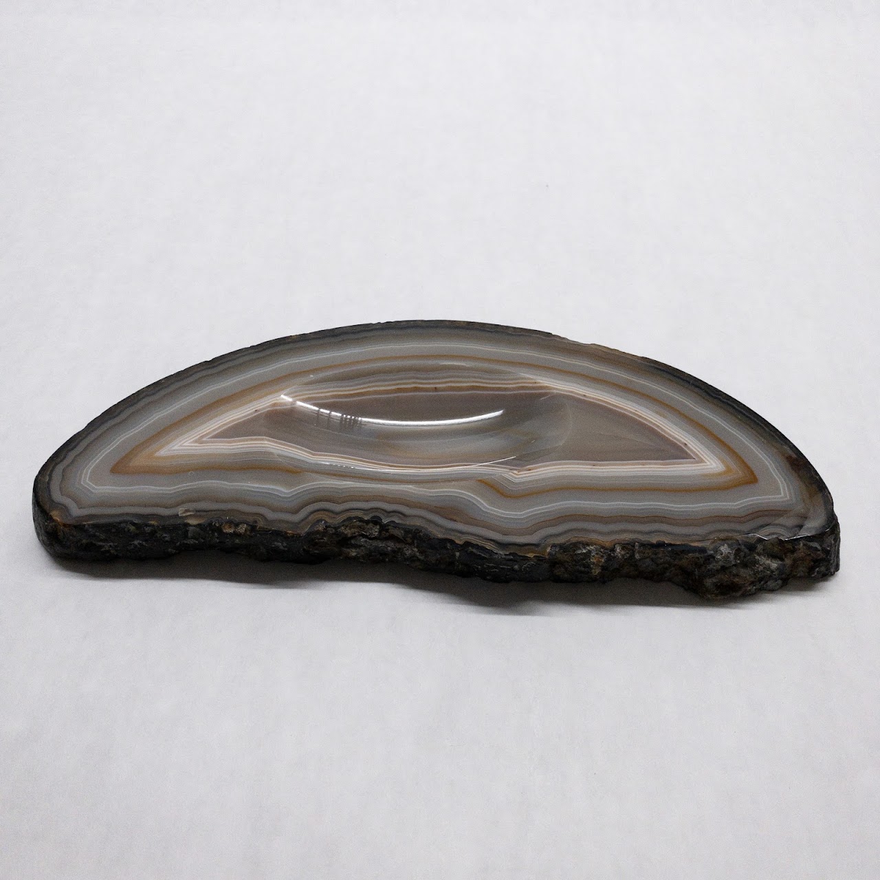 Polished Agate Slice Trinket Dish