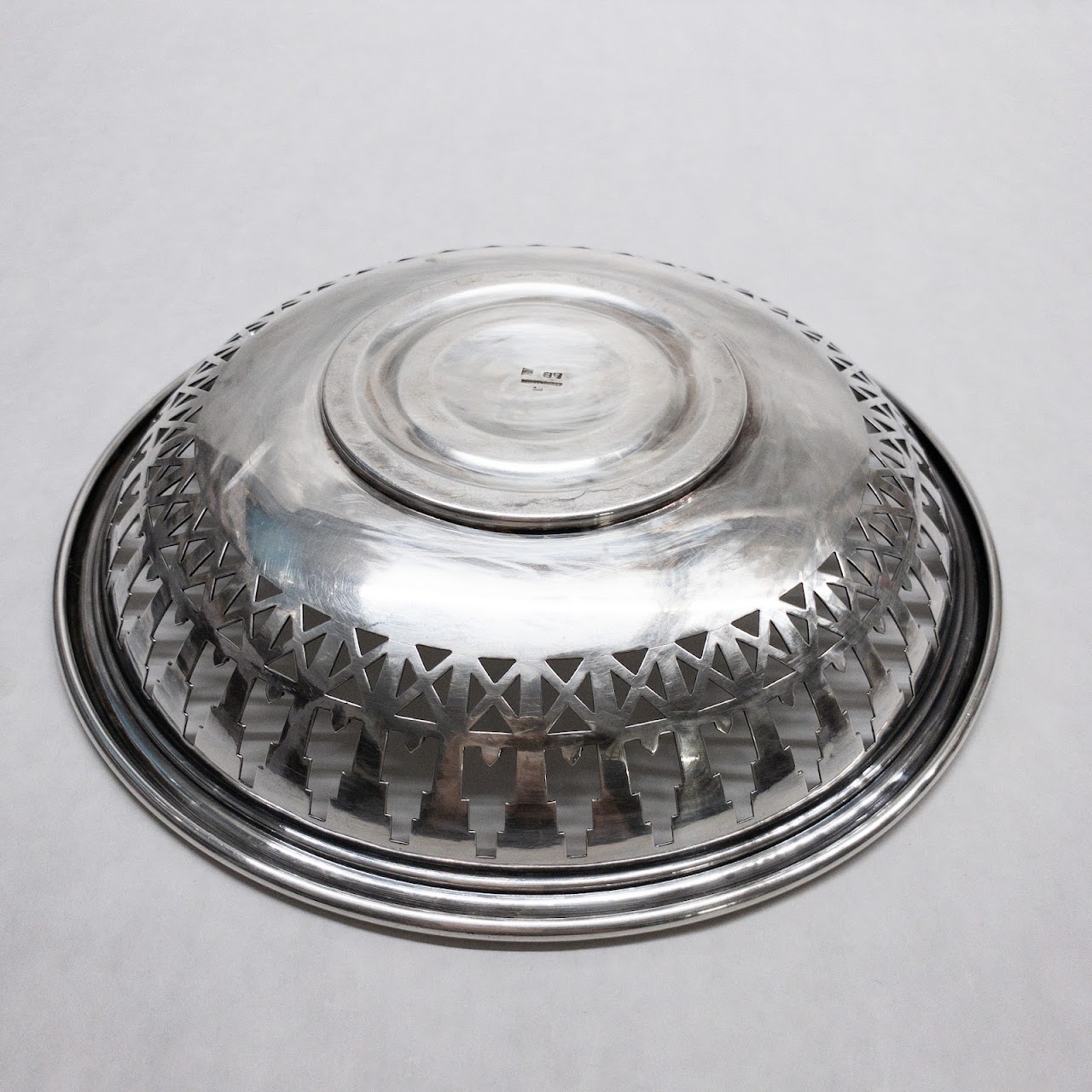 Christofle Silver Plated Pierced Bowl