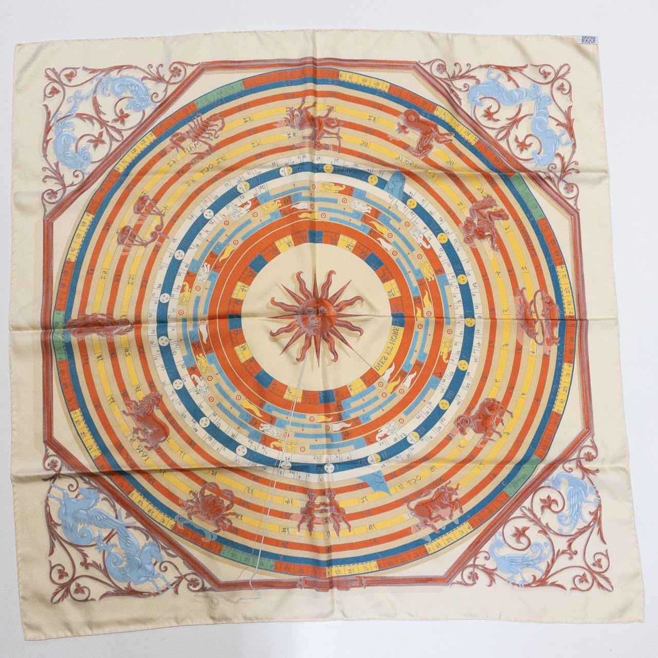 Hermès Silk Zodiac Scarf