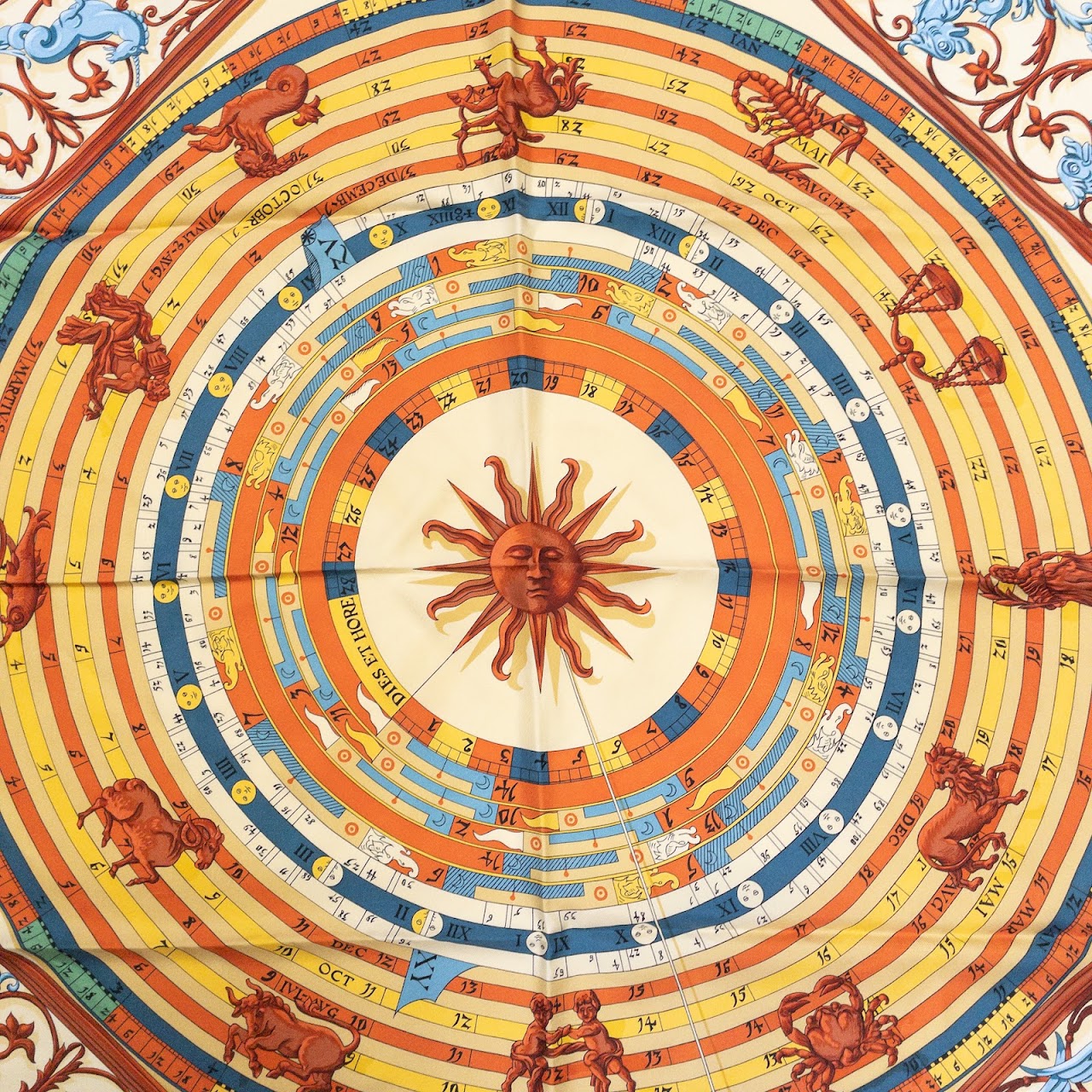 Hermès Silk Zodiac Scarf