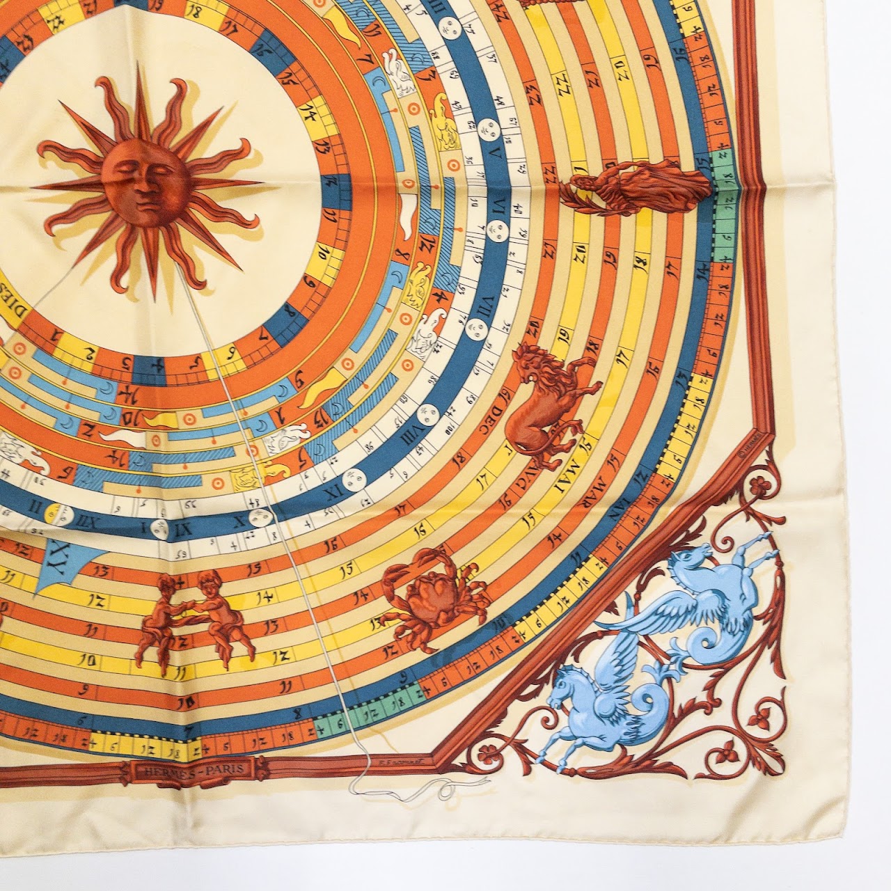 Hermès Silk Zodiac Scarf