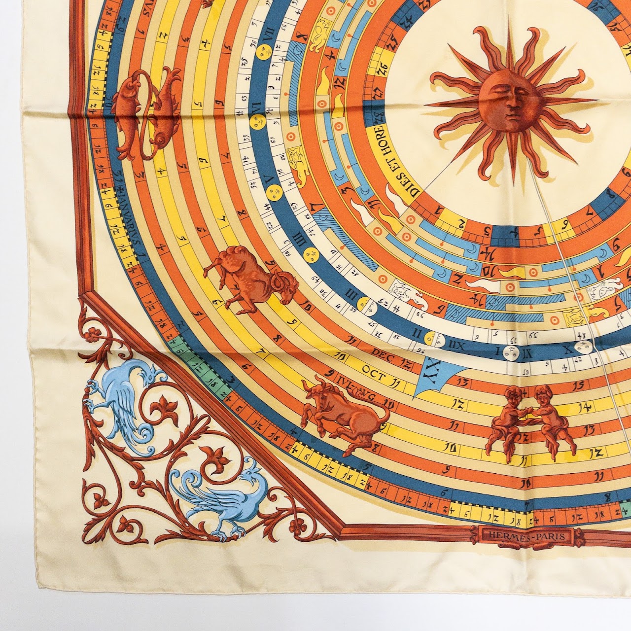 Hermès Silk Zodiac Scarf