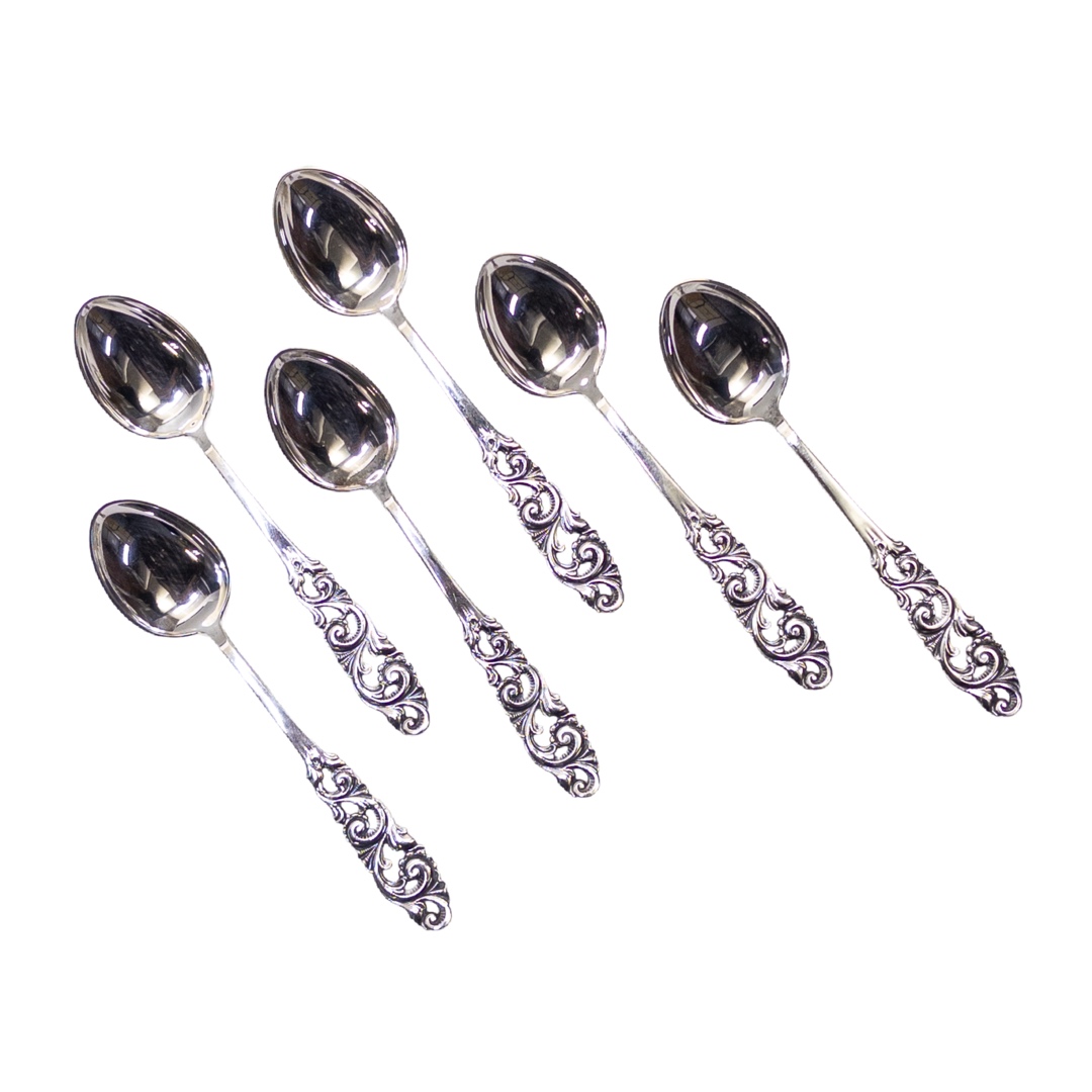 Brødrene Mylius 830 Silver Pierced Spoon Set