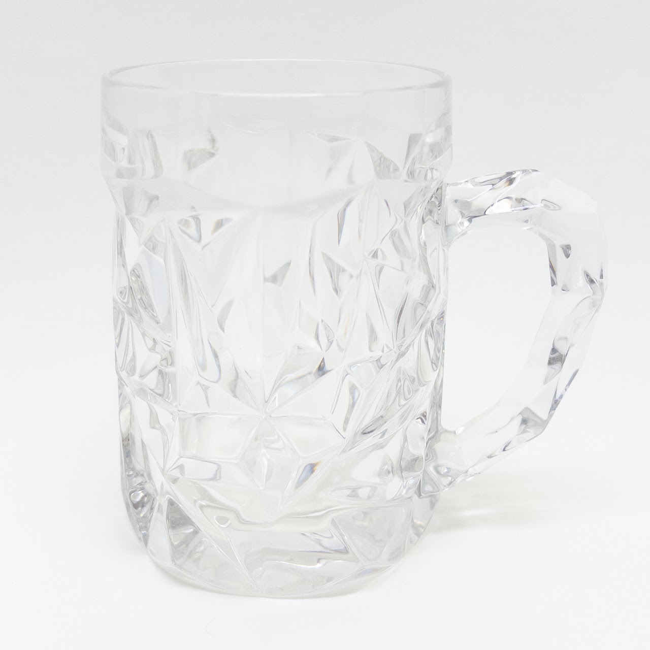 Tiffany & Co. Rock Cut Crystal Mug