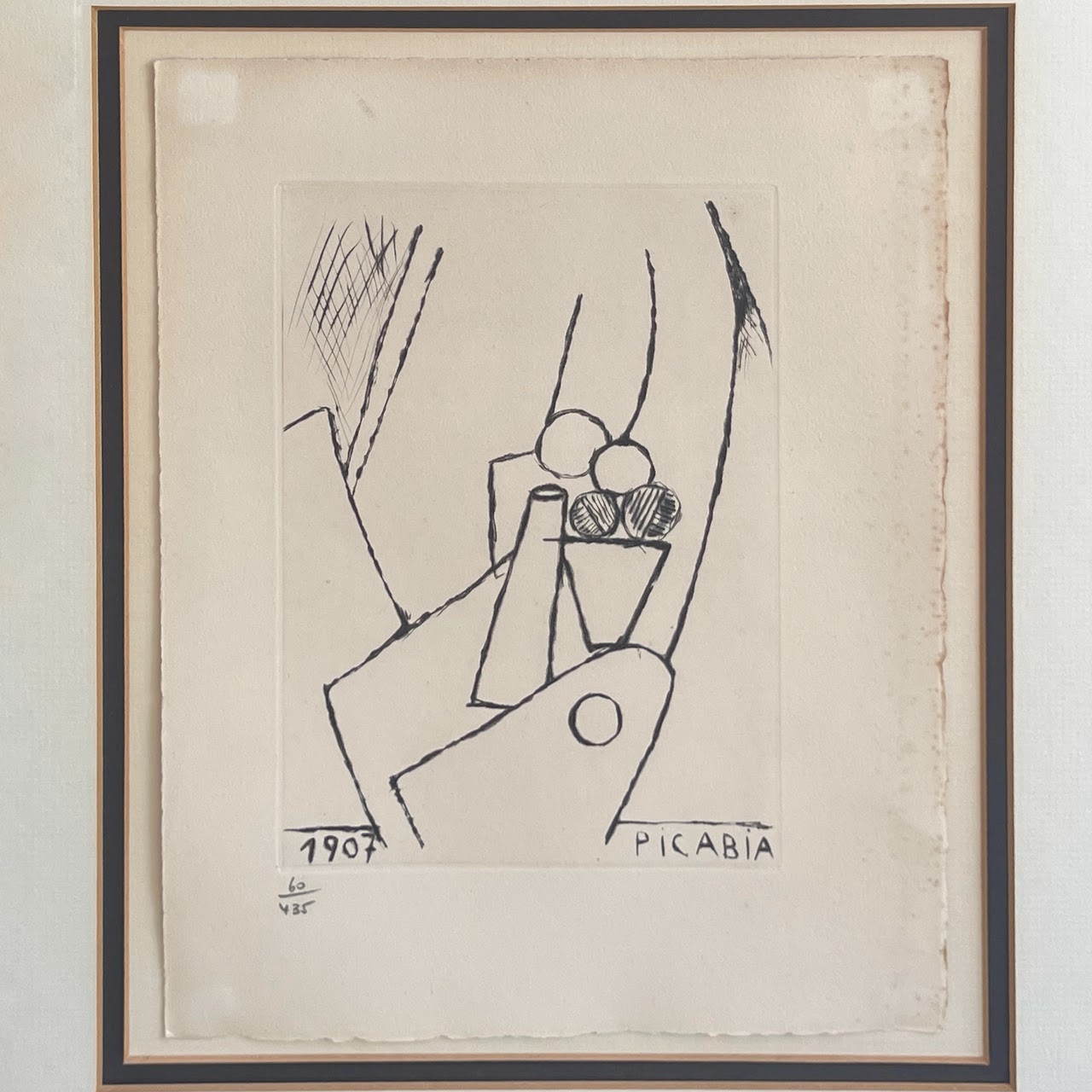 Francis Picabia 'Du Cubisme' Drypoint Etching Folio Plate, 1947