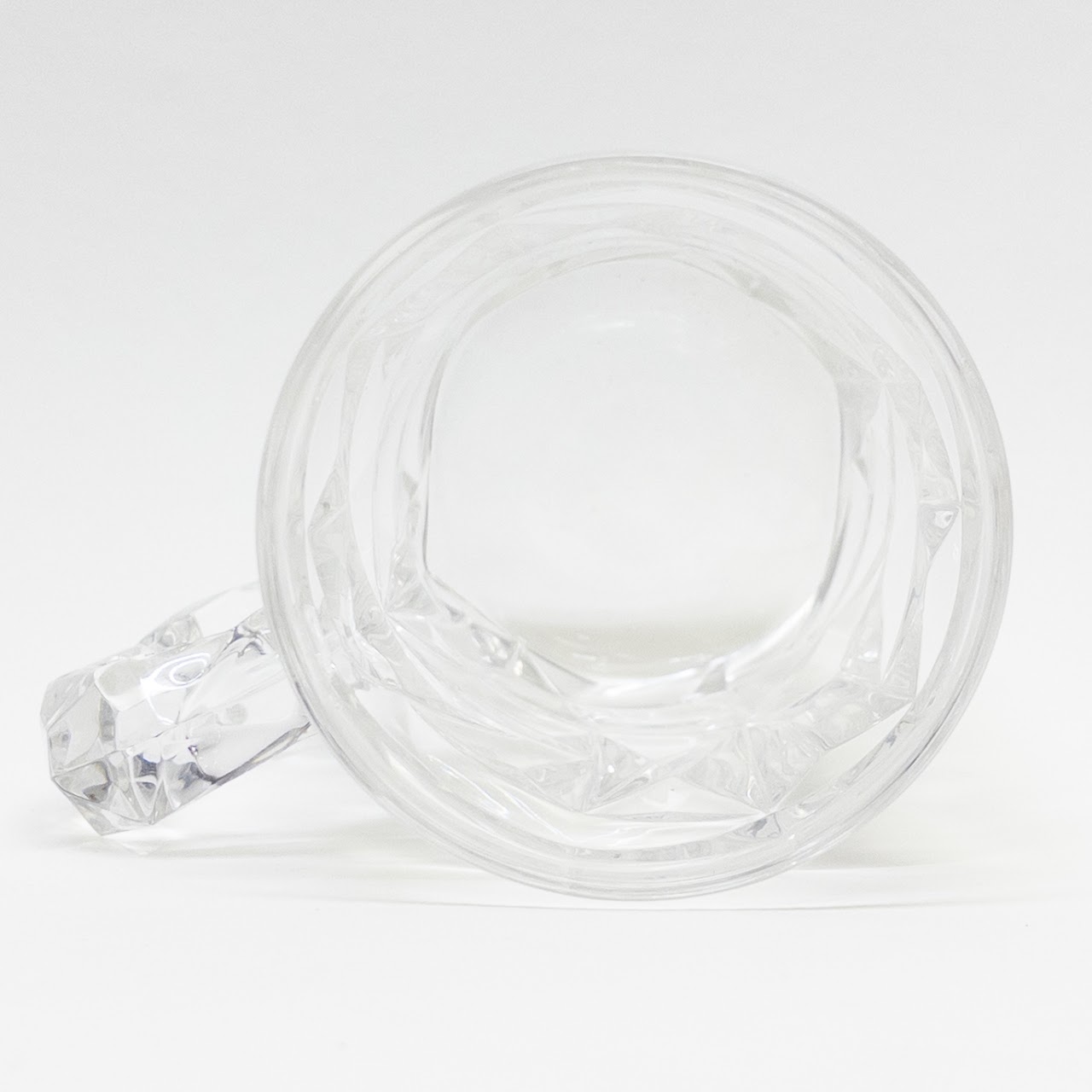 Tiffany & Co. Rock Cut Crystal Mug