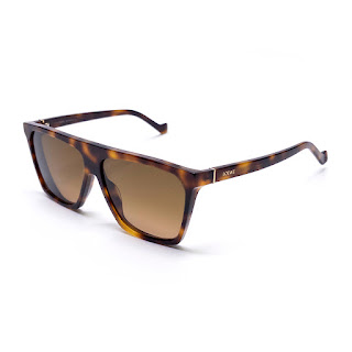 Loewe Faux Tortoiseshell Flat Top Prescription Sunglasses