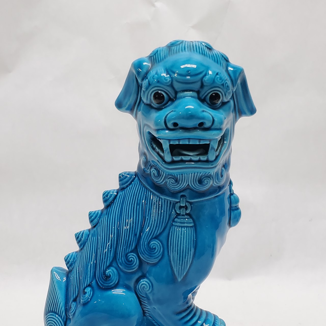 Ceramic Foo Dog Pair