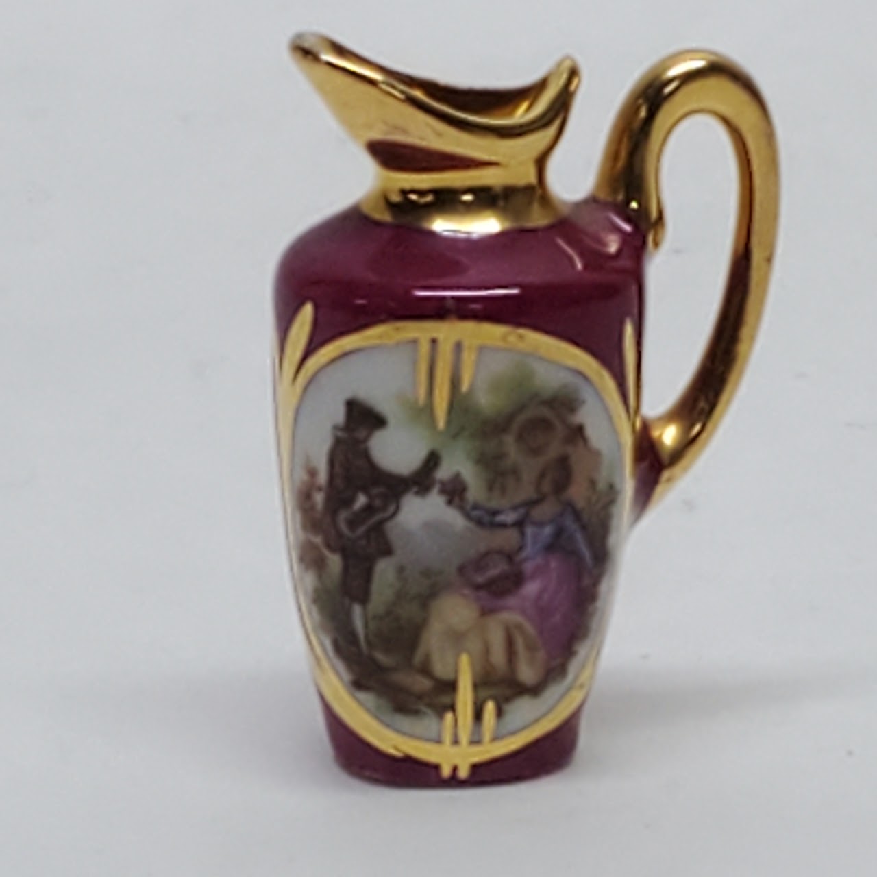 Limoges Miniature Pitcher Duo