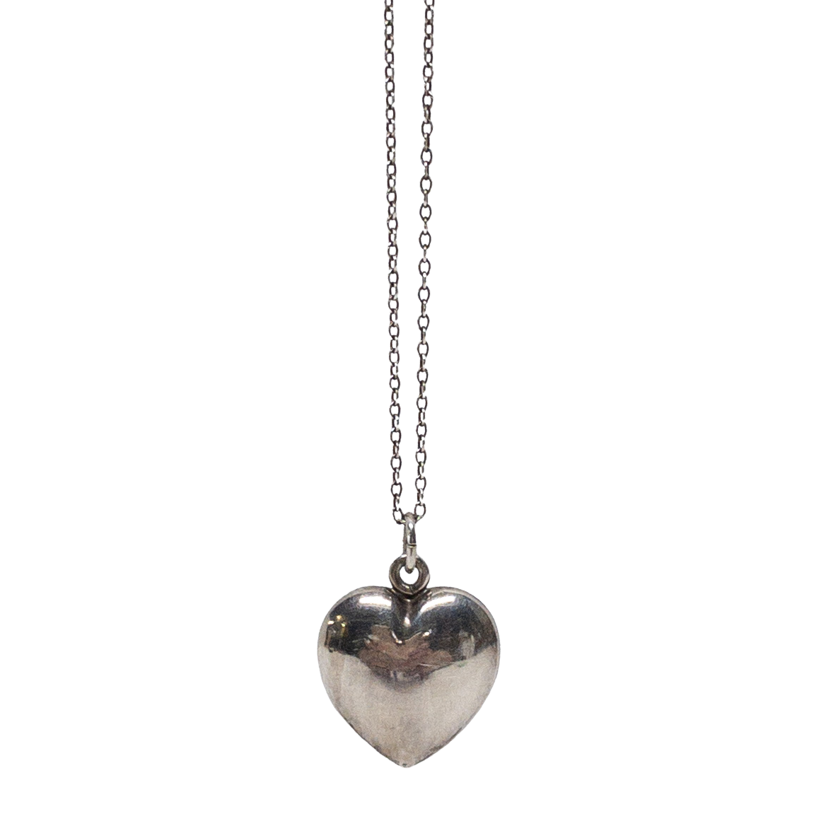 Tiffany & Co. Sterling Silver Heart Pendant Necklace