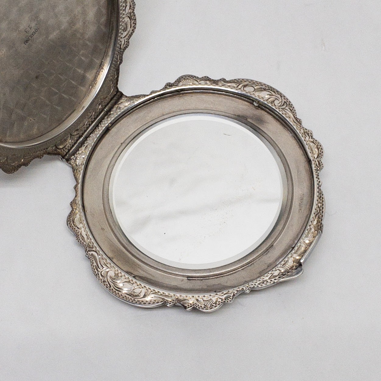 Sterling Silver Antique Compact