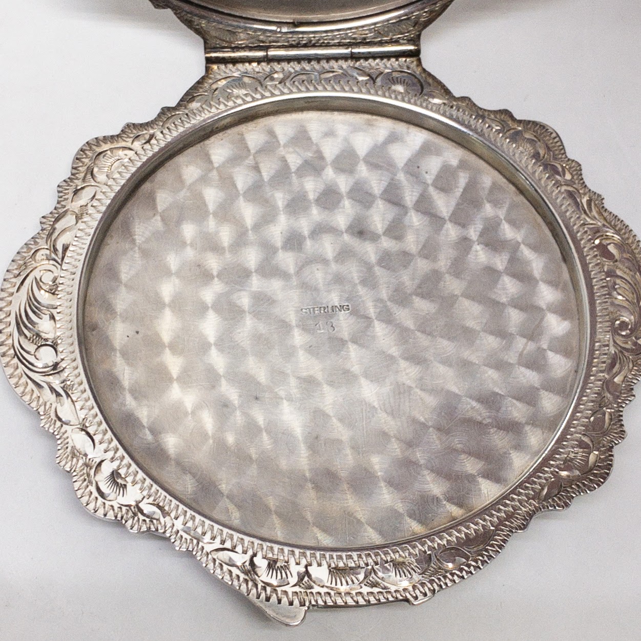 Sterling Silver Antique Compact