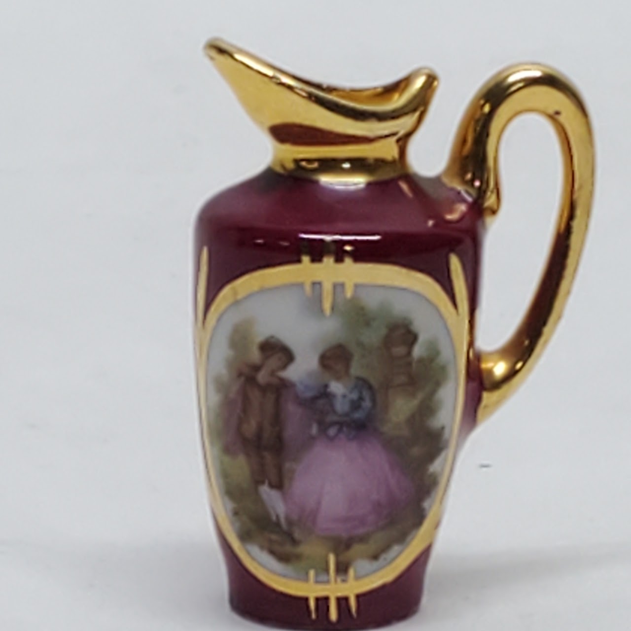 Limoges Miniature Pitcher Duo