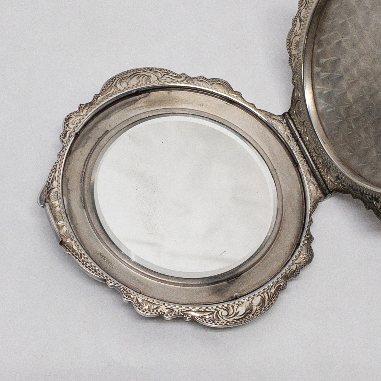 Sterling Silver Antique Compact