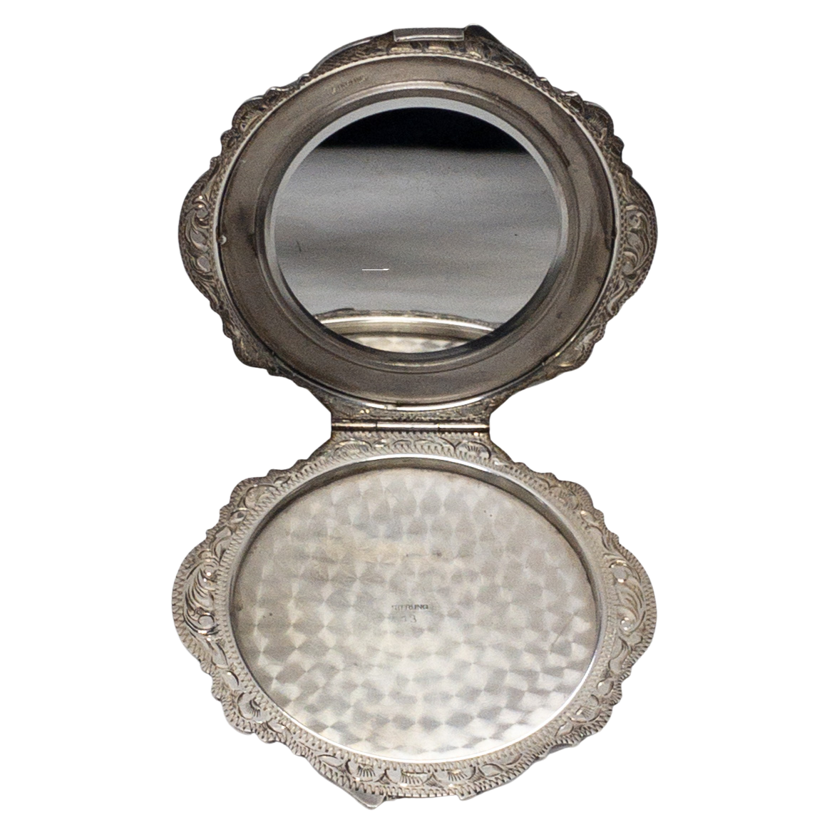 Sterling Silver Antique Compact