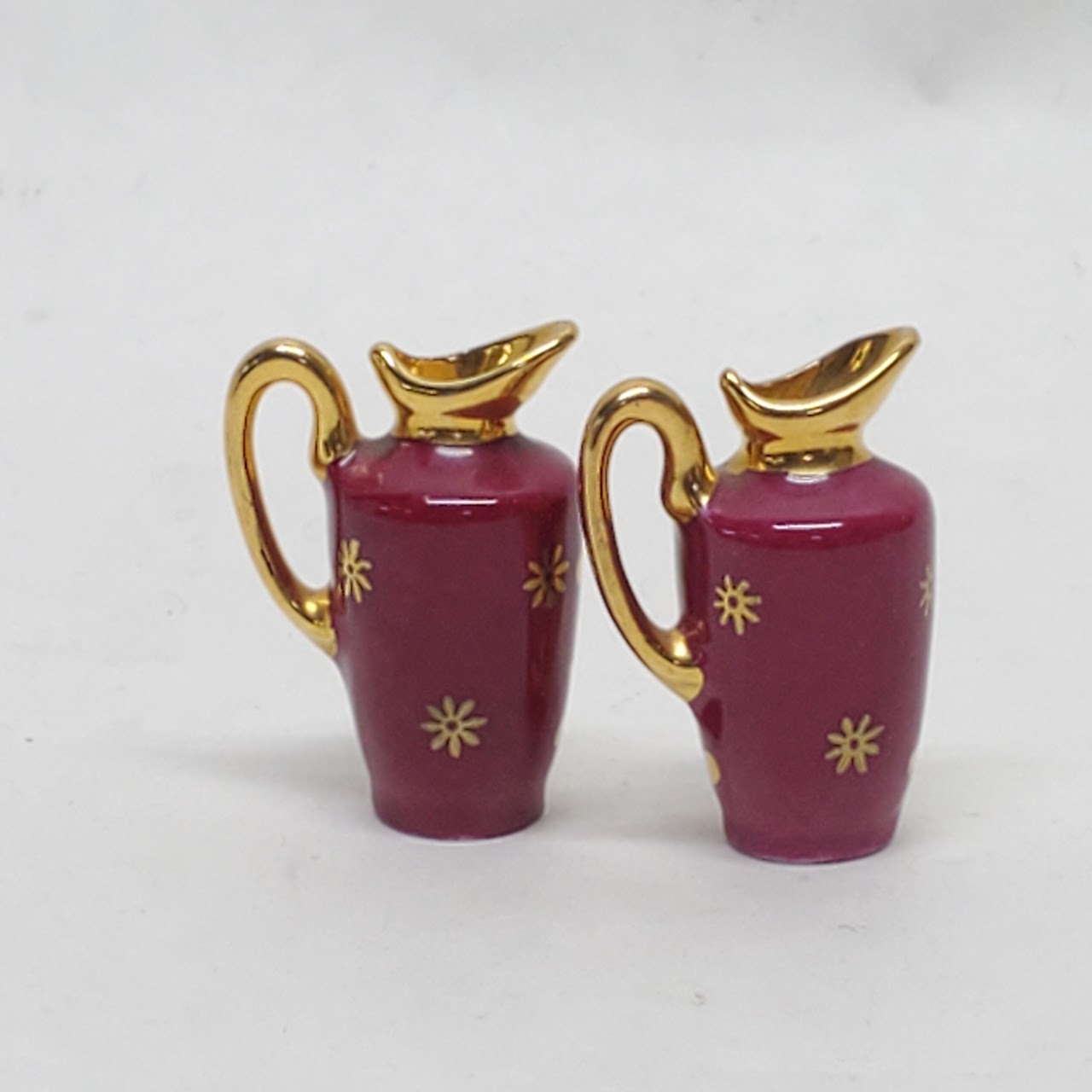 Limoges Miniature Pitcher Duo