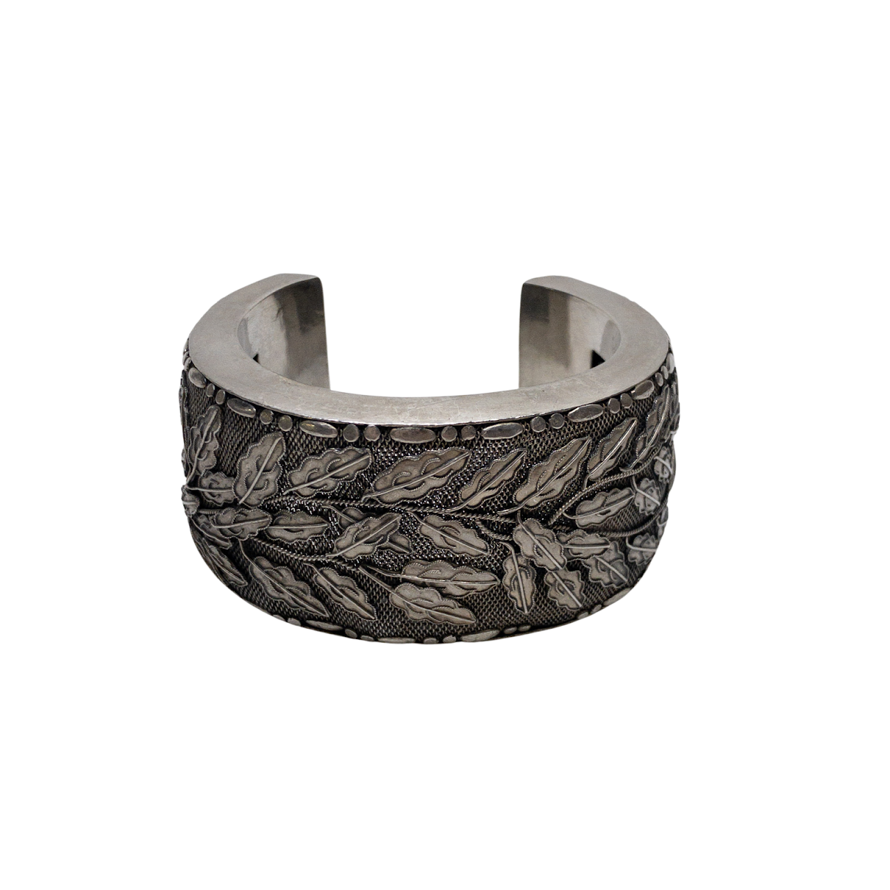 Metropolitan Museum of Art Sterling Silver Mesh Cuff Bracelet