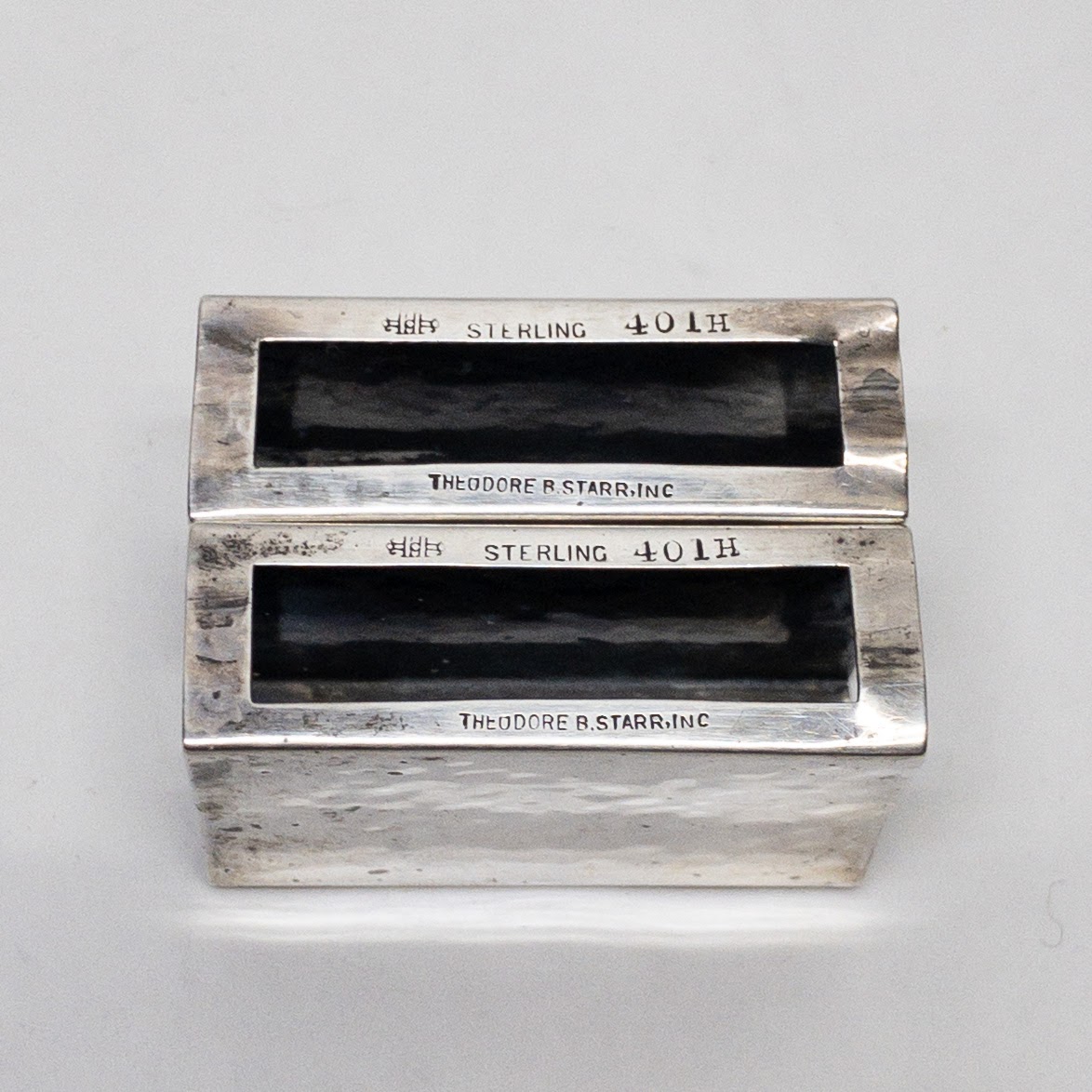 Sterling Silver Theodore B. Starr Matchbook Case & Trinket Dish Pairs