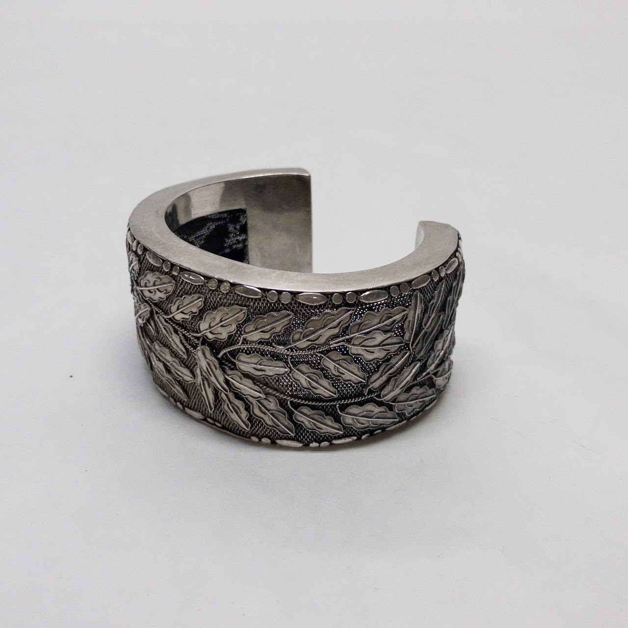 Metropolitan Museum of Art Sterling Silver Mesh Cuff Bracelet