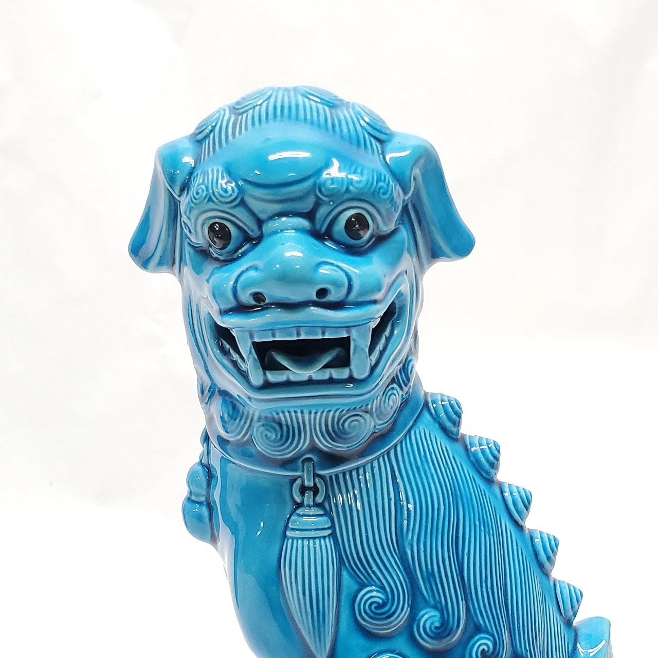 Ceramic Foo Dog Pair