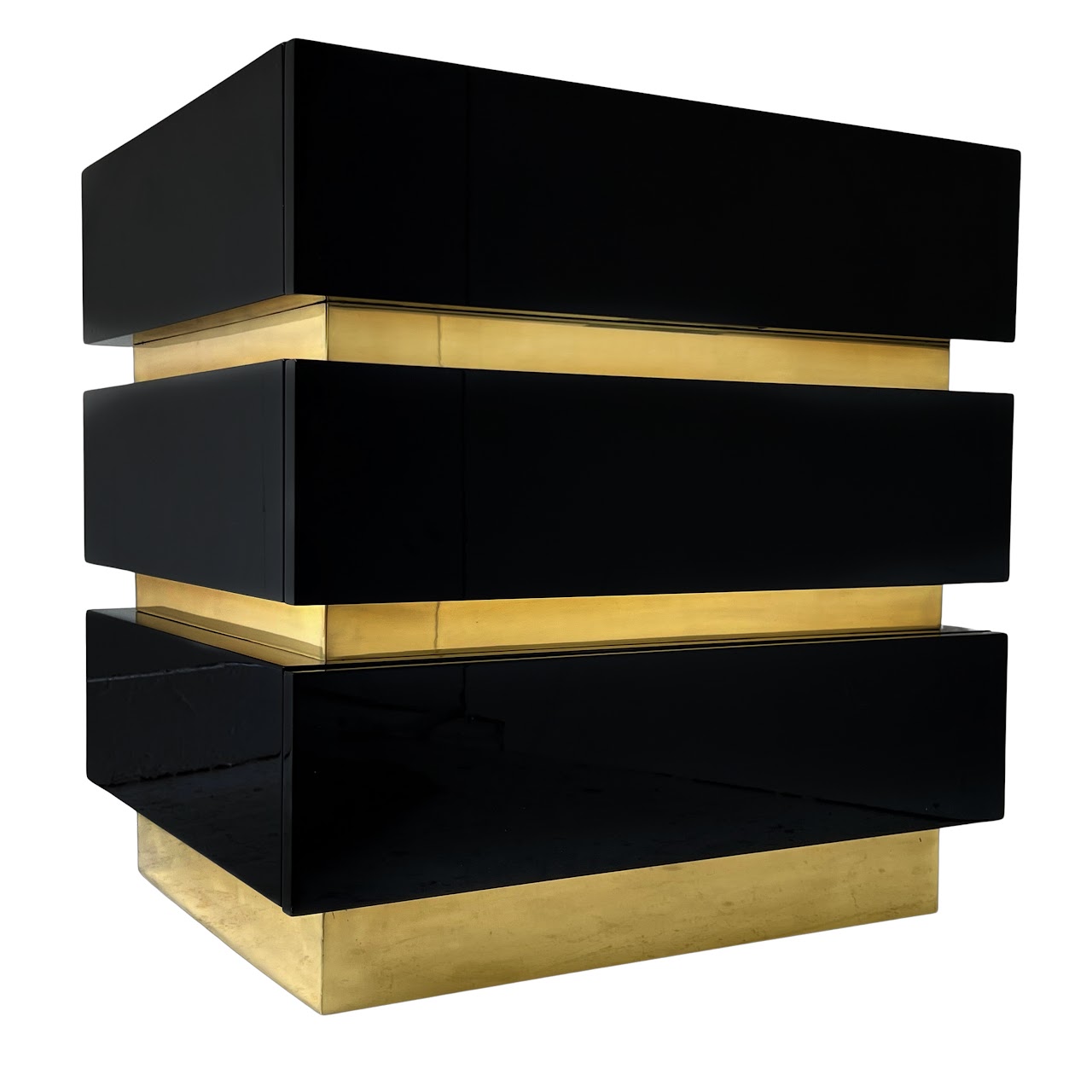 The Lacquer Company Banded Nightstand