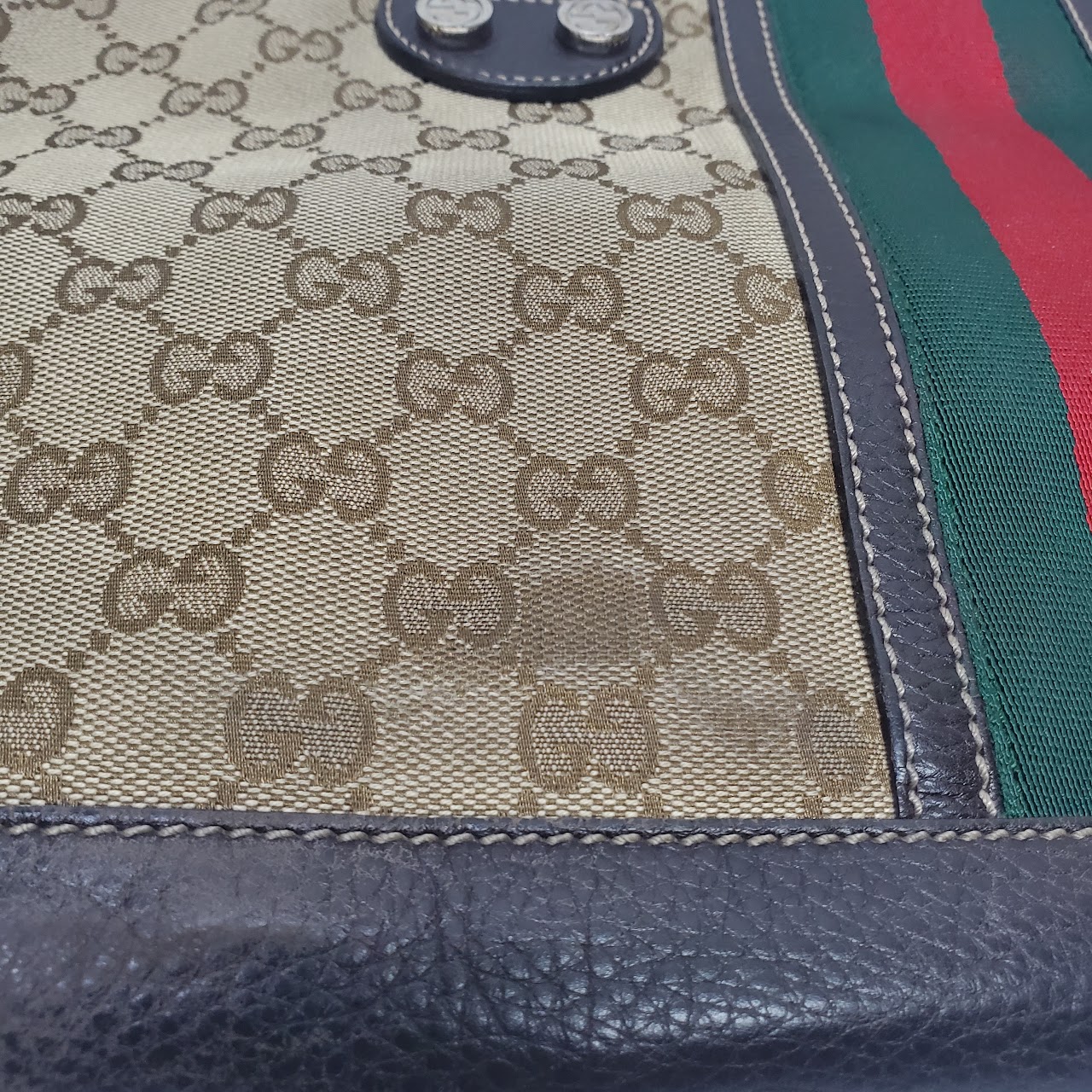 Gucci Monogram Canvas Tote