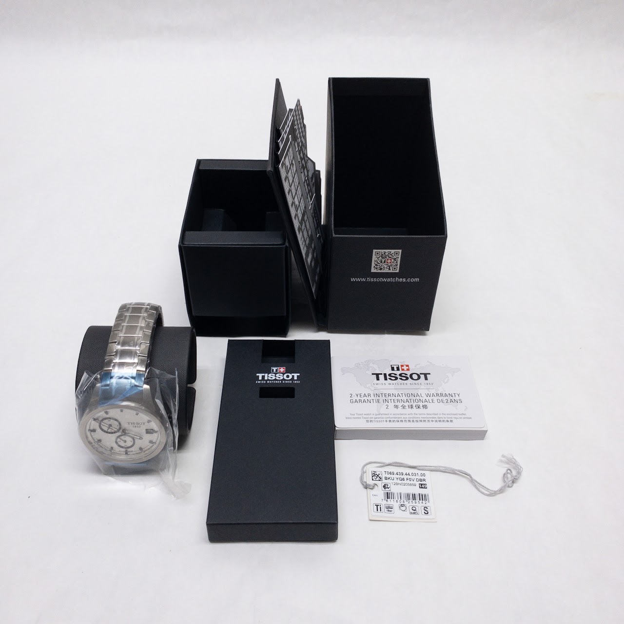 Tissot NEW Titanium T-Sport GMT Chronograph Wristwatch