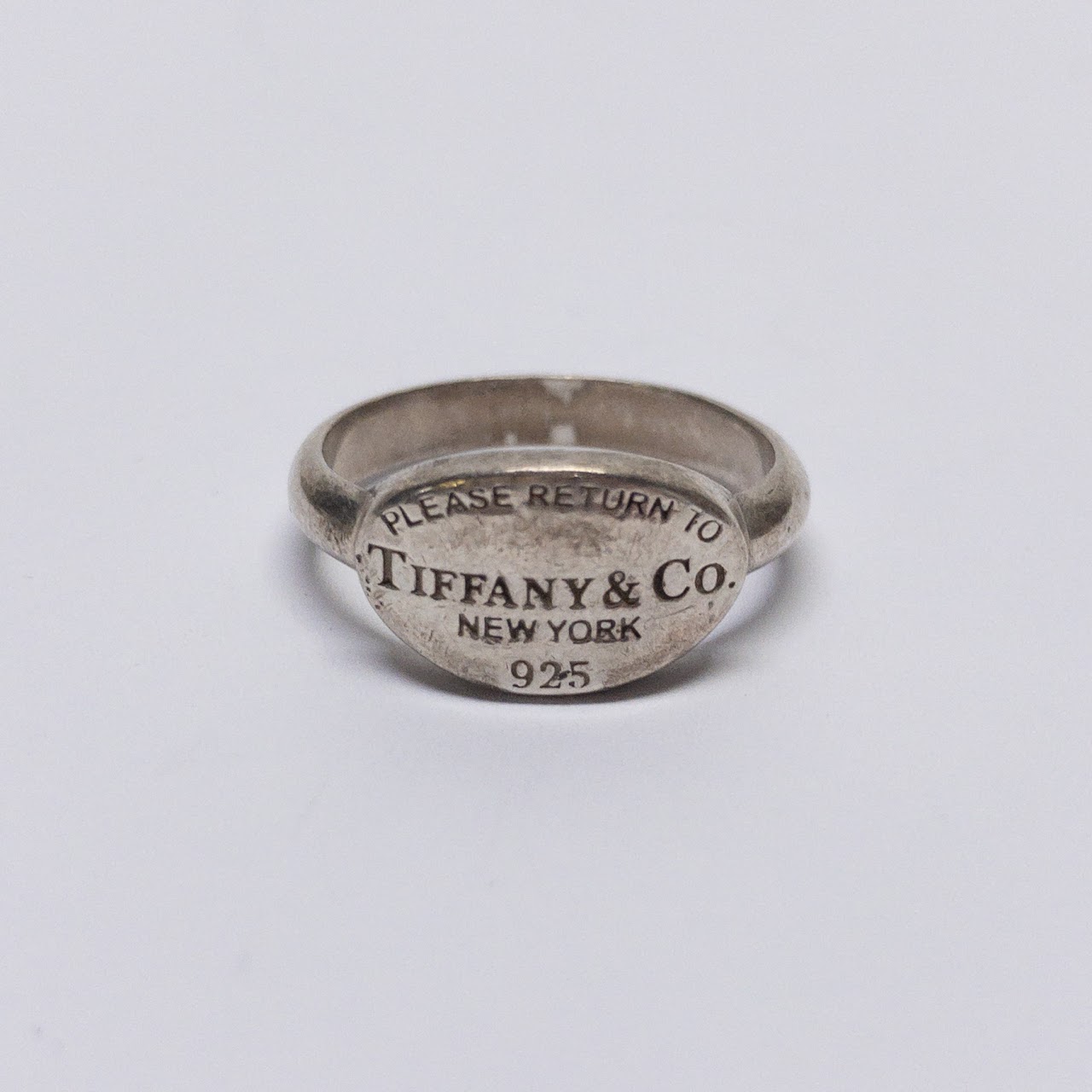 Tiffany & Co. Sterling Silver 'Return to Tiffany' Ring