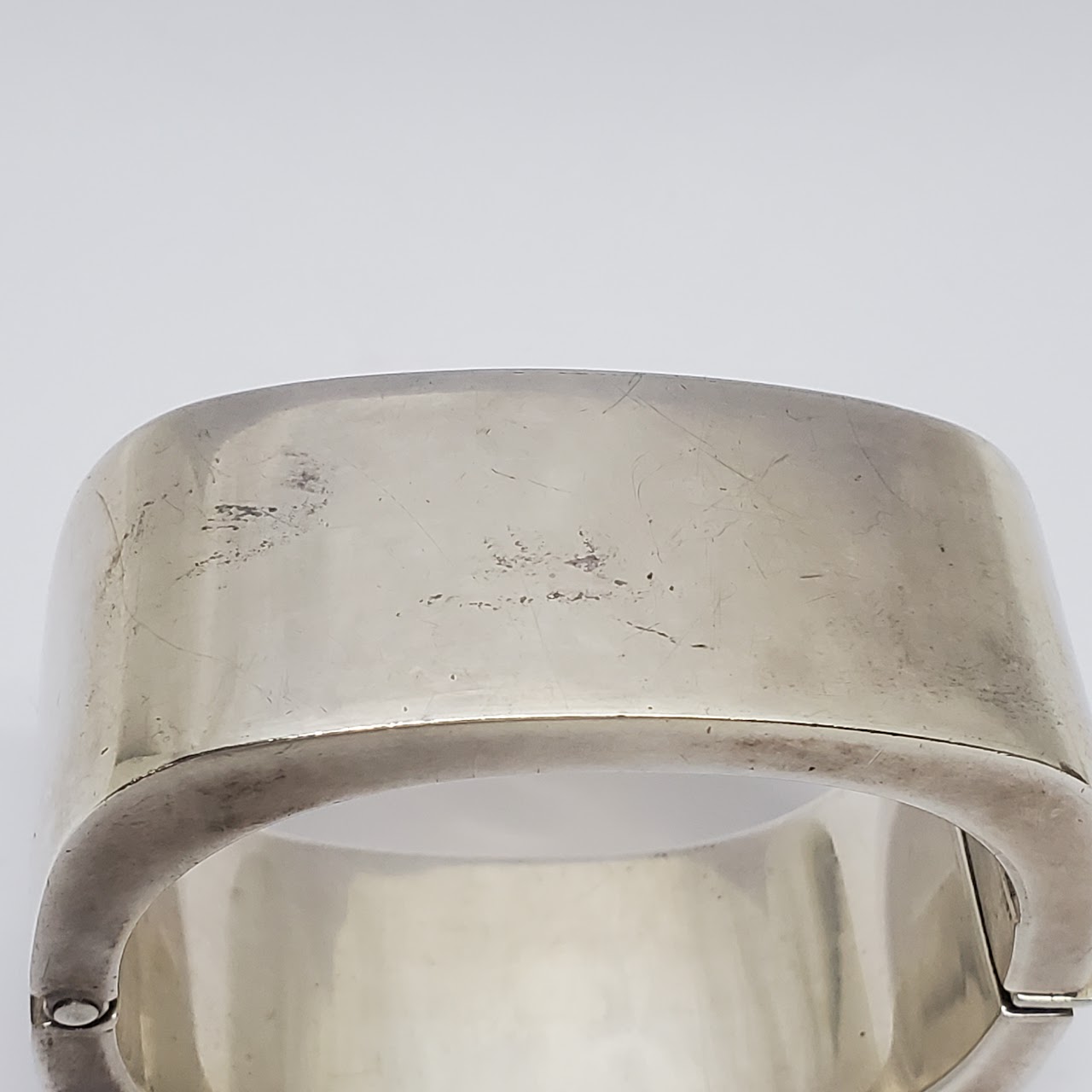 Sterling Silver Square Bangle Bracelet