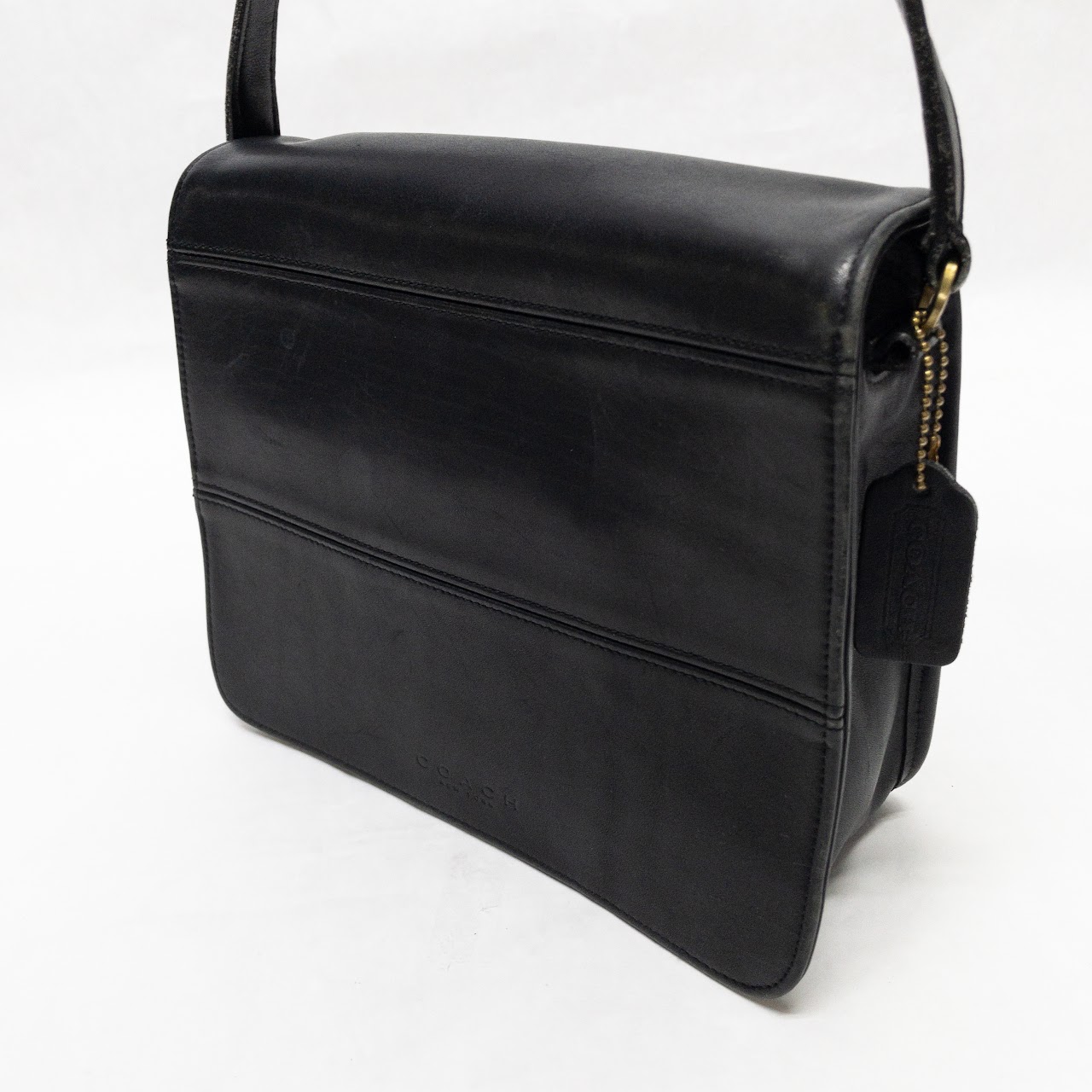 Coach Black Leather Crossbody Bag