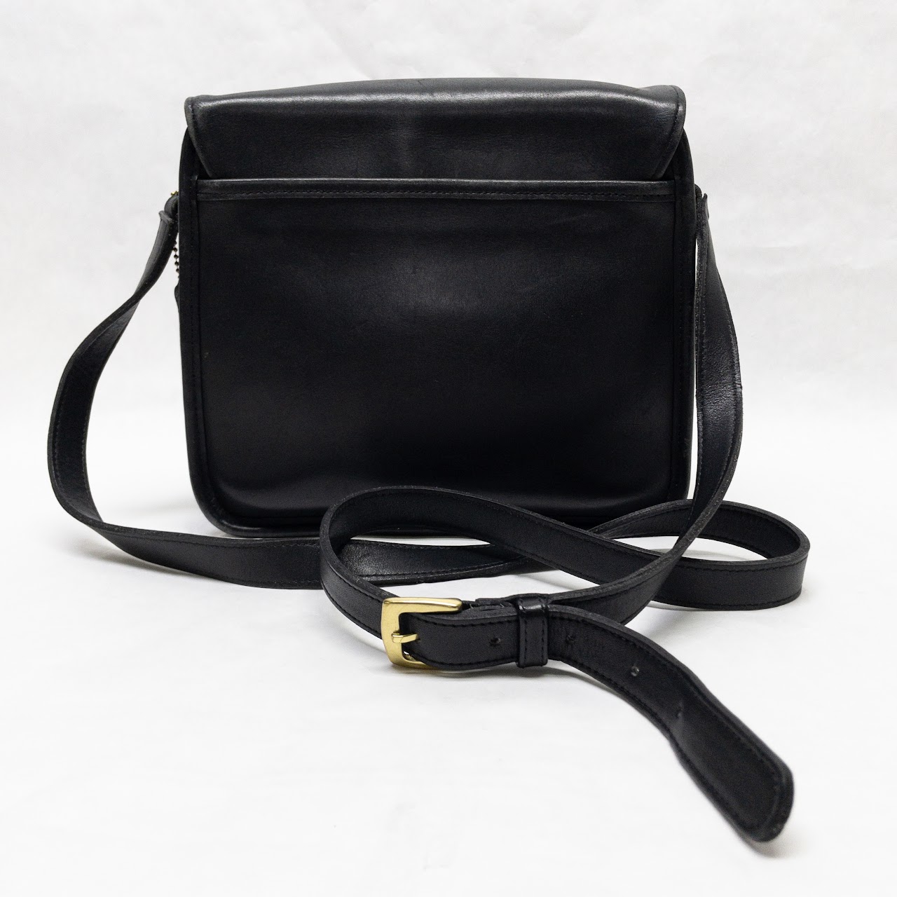 Coach Black Leather Crossbody Bag