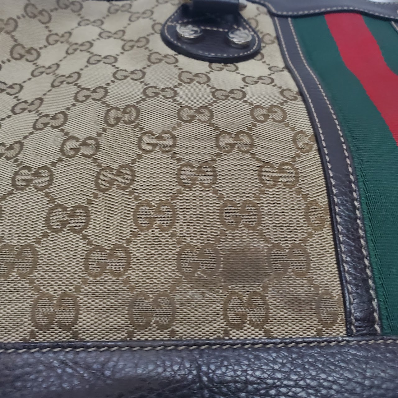 Gucci Monogram Canvas Tote