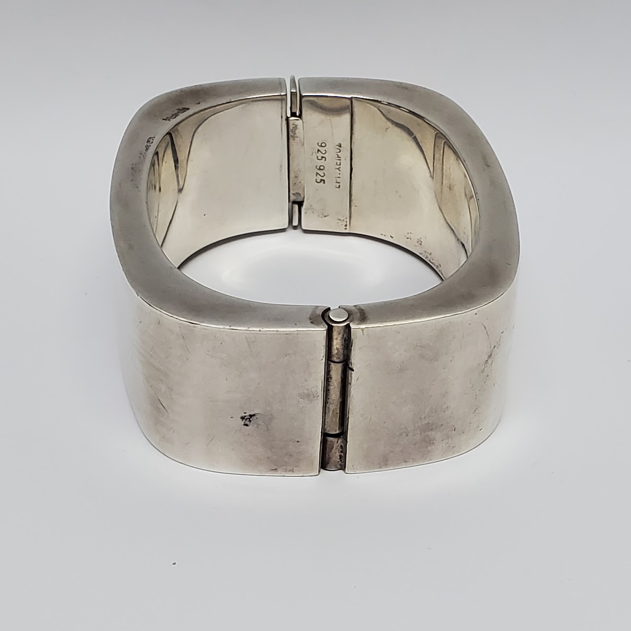 Sterling Silver Square Bangle Bracelet