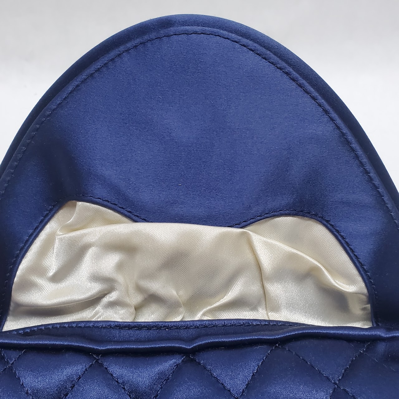 Chanel Quilted Silk Clutch